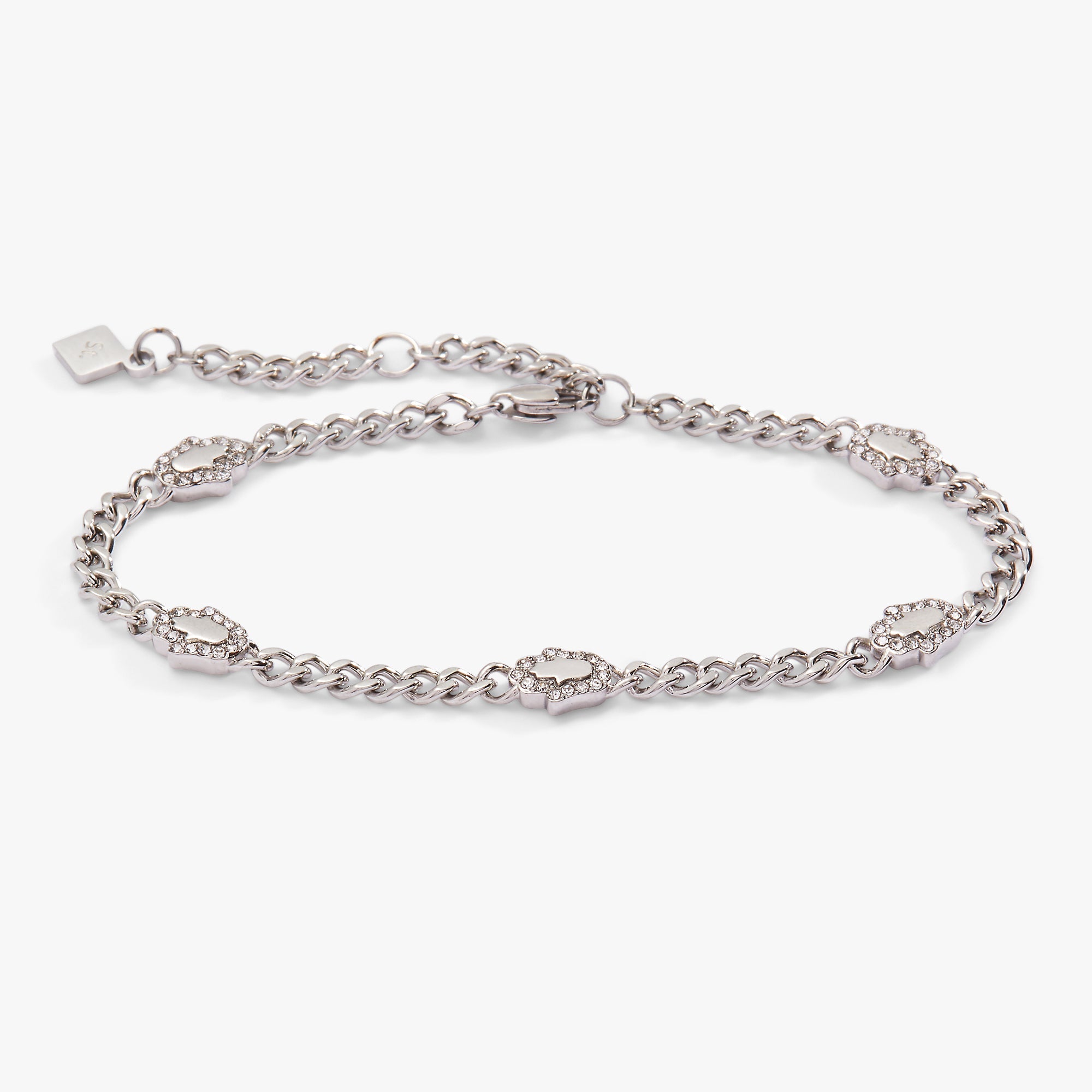Hamsa Curb Chain Bracelet, Bracelets, $ 37.90, A Moment Of Now™