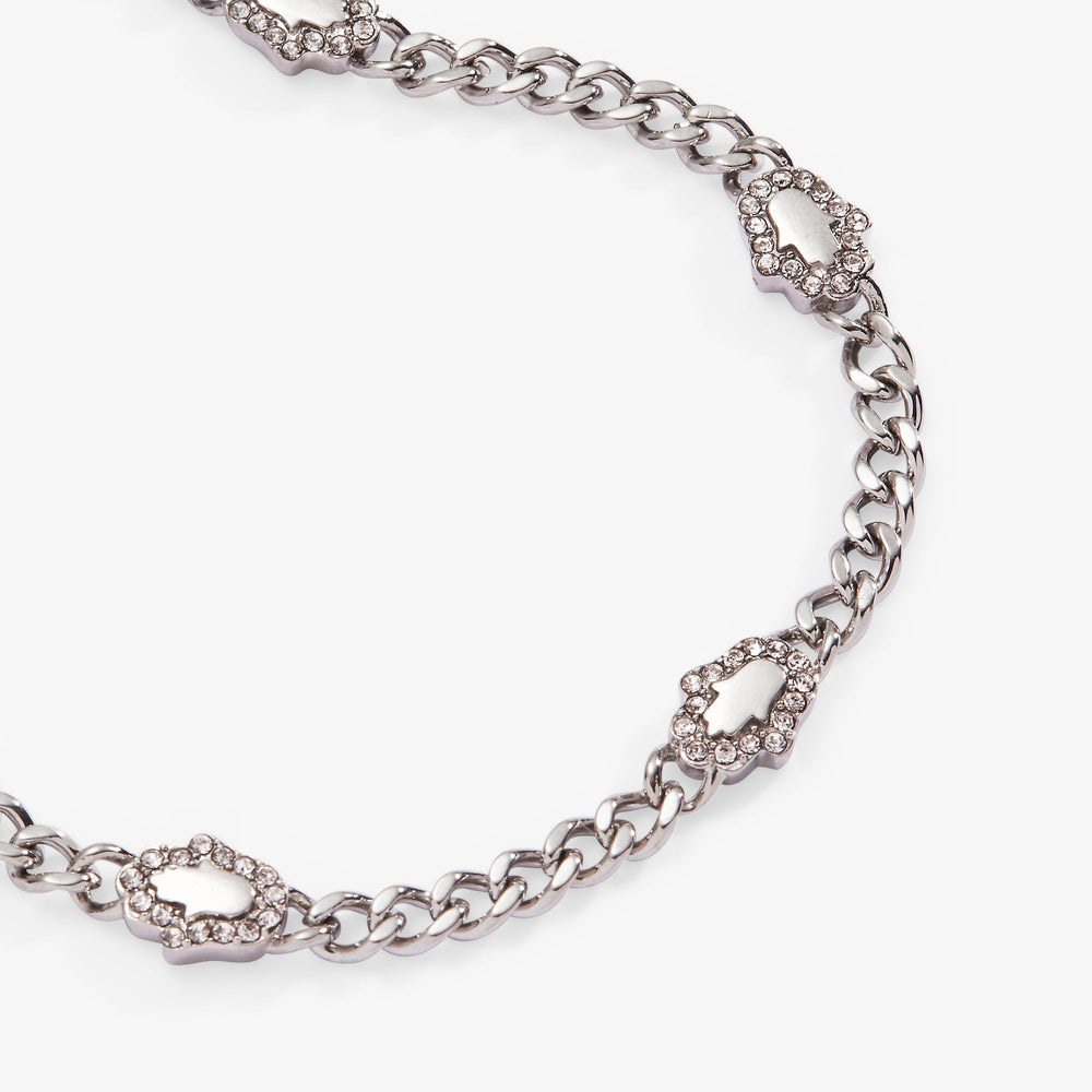 Hamsa Curb Chain Bracelet, Bracelets, $ 37.90, A Moment Of Now™