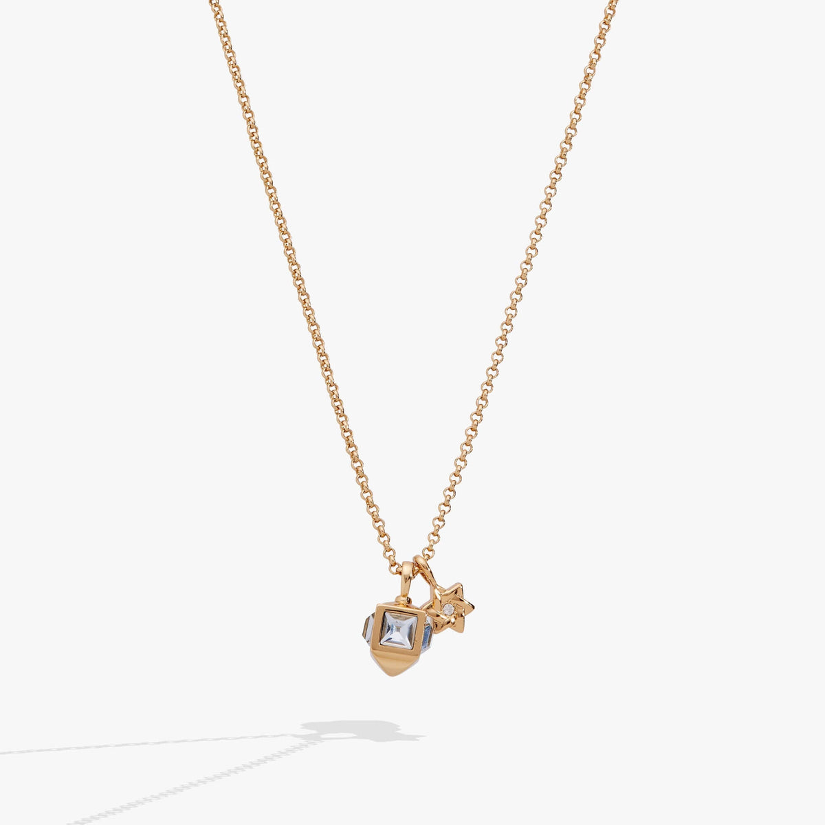 Hanukkah Star of David and Dreidel Pendant Necklace, Necklaces, $ 48.00, A Moment Of Now™