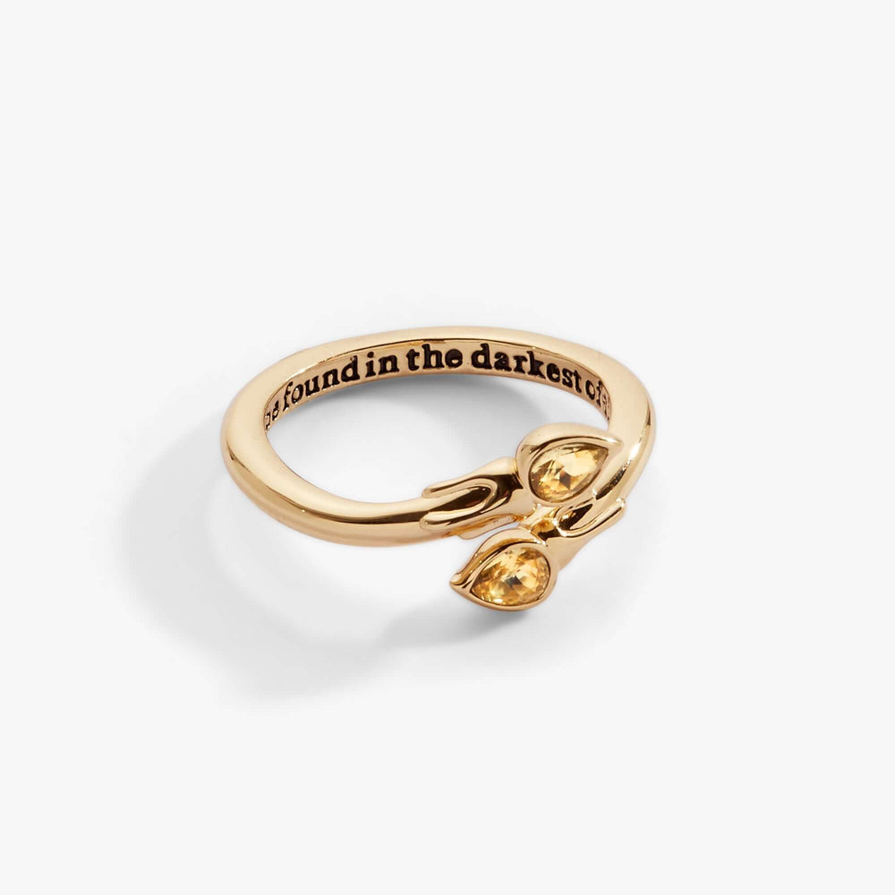 Harry Potter™ Great Hall Candle Wrap Ring, Rings, $ 28.00, A Moment Of Now™