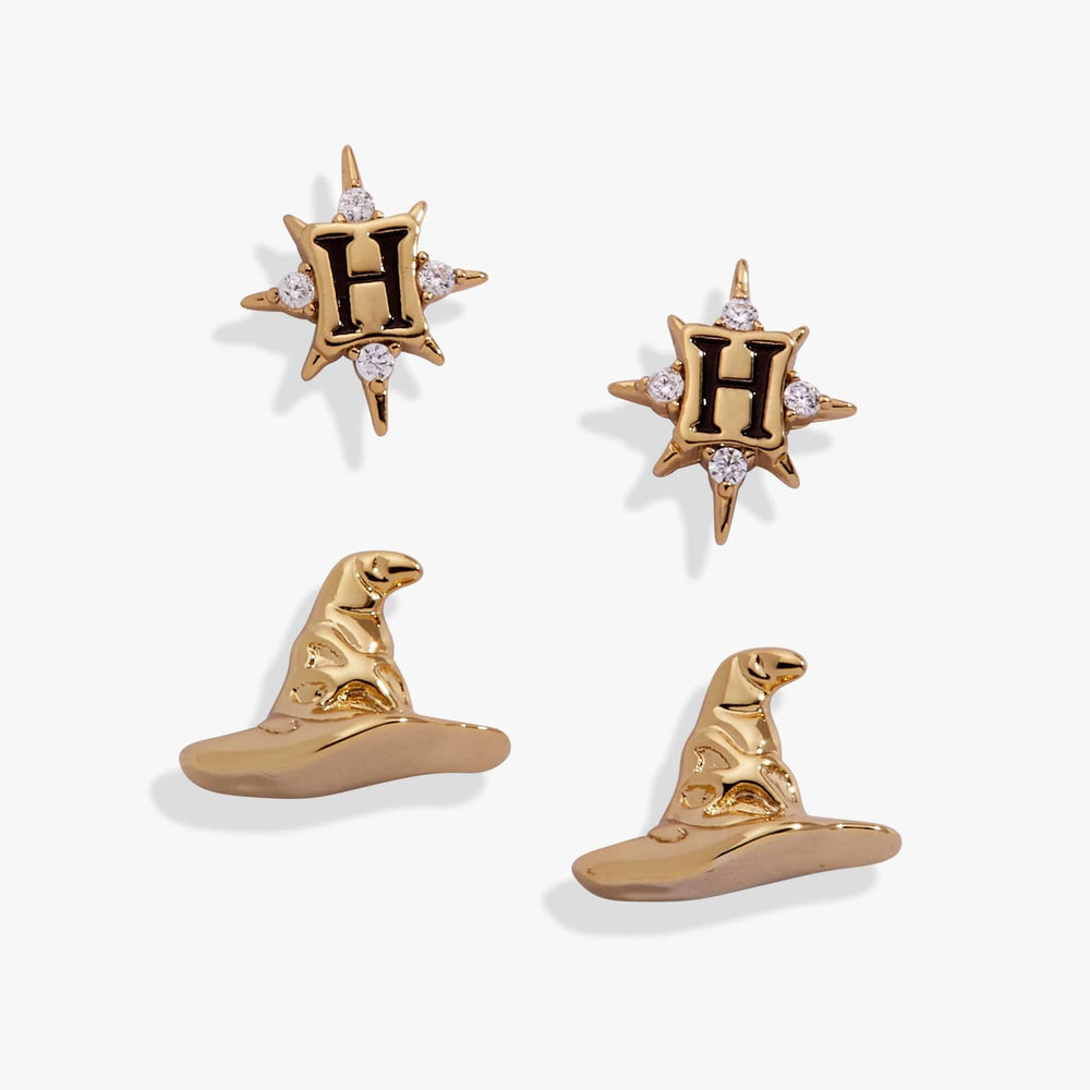 Harry Potter™ Hogwarts & Sorting Hat Earring Set of 2, Earrings, $ 44.00, A Moment Of Now™