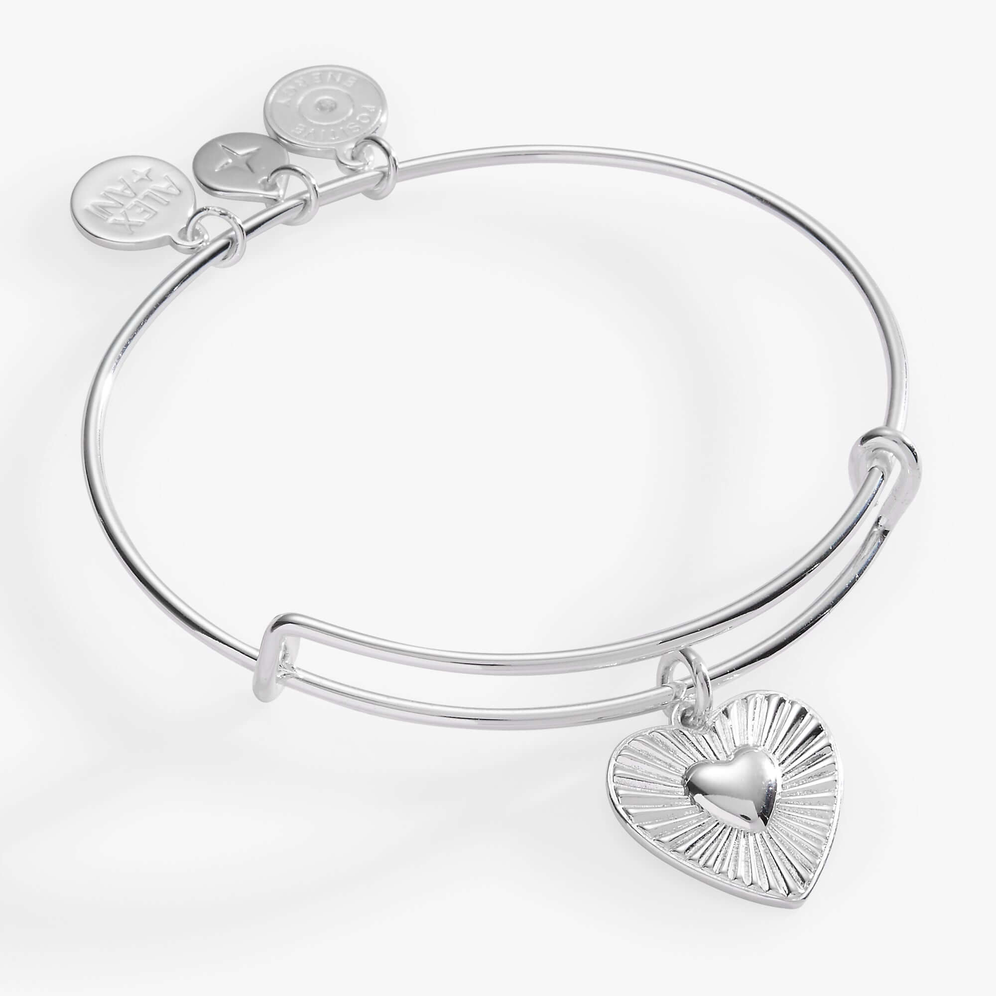 Heartburst Charm Bangle, Bracelets, $ 13.90, A Moment Of Now™
