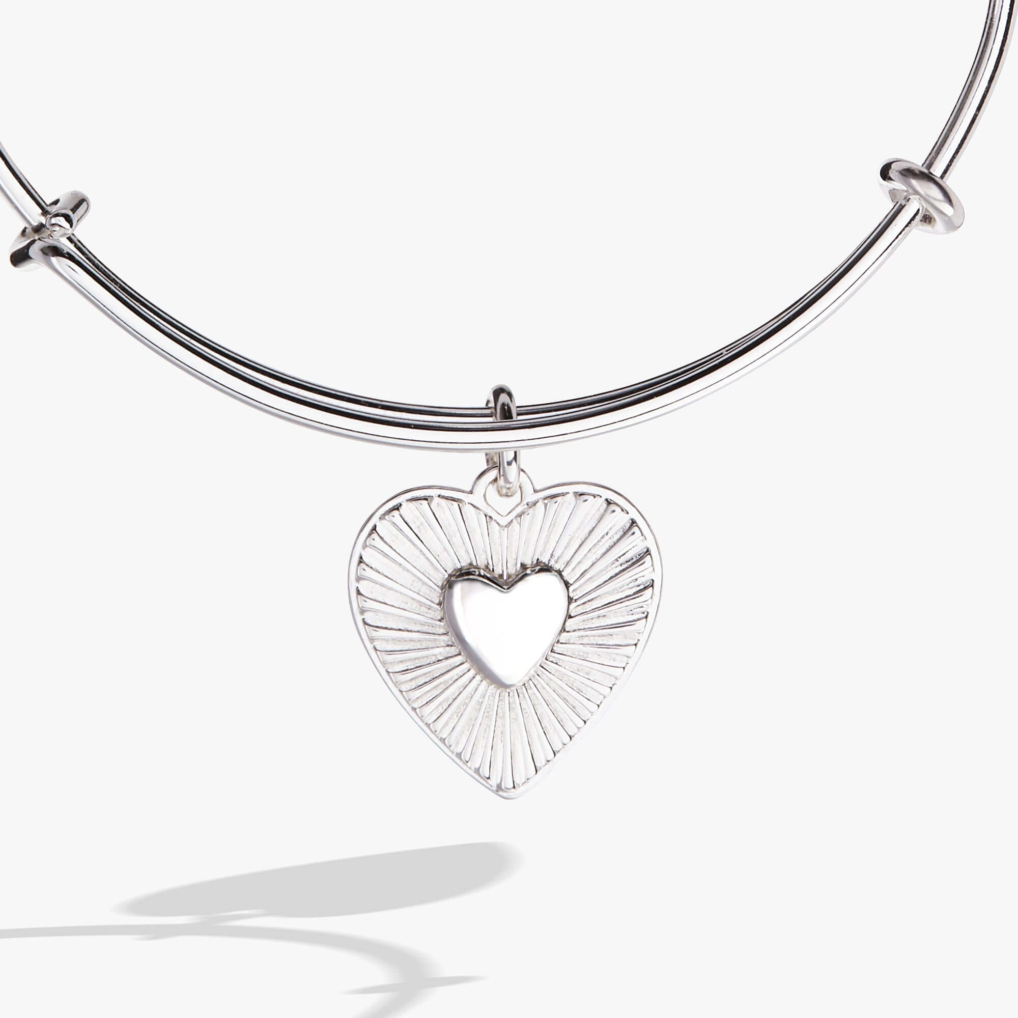 Heartburst Charm Bangle, Bracelets, $ 13.90, A Moment Of Now™