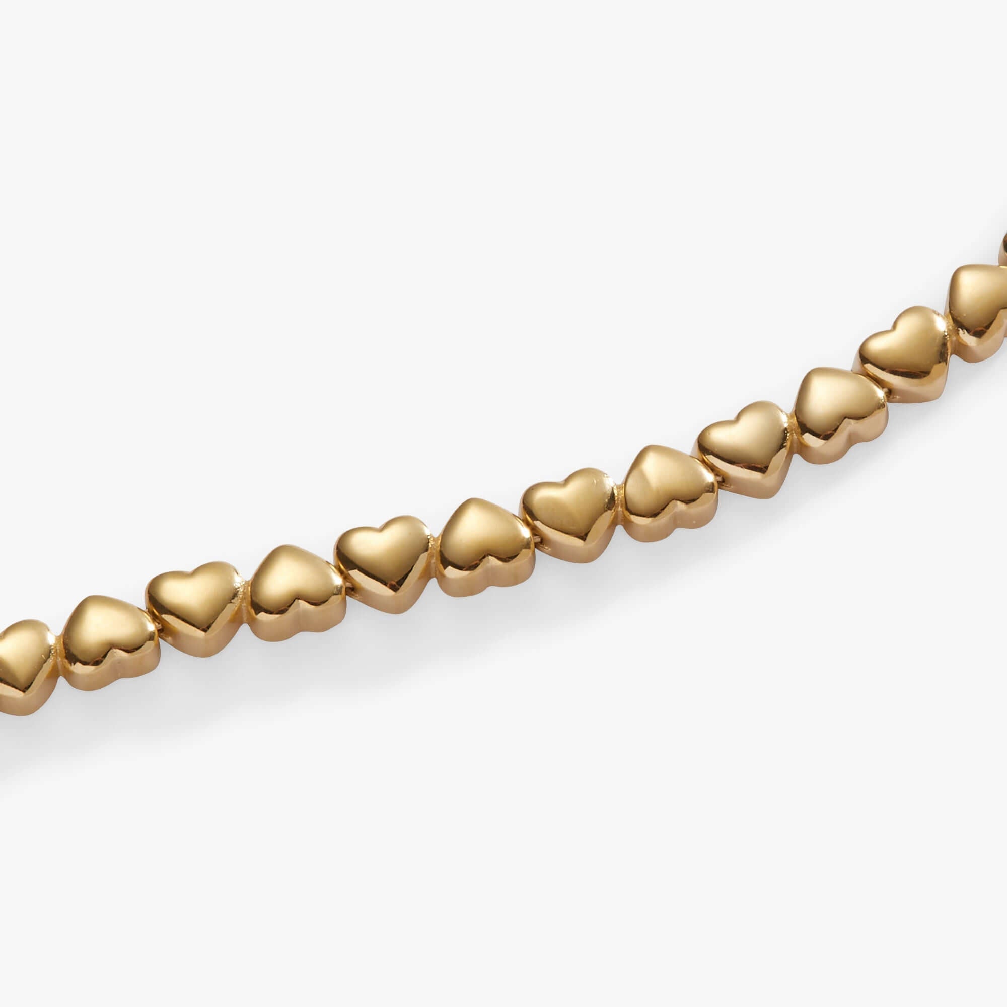 Heart Charm Tennis Bracelet, Bracelets, $ 68.00, A Moment Of Now™