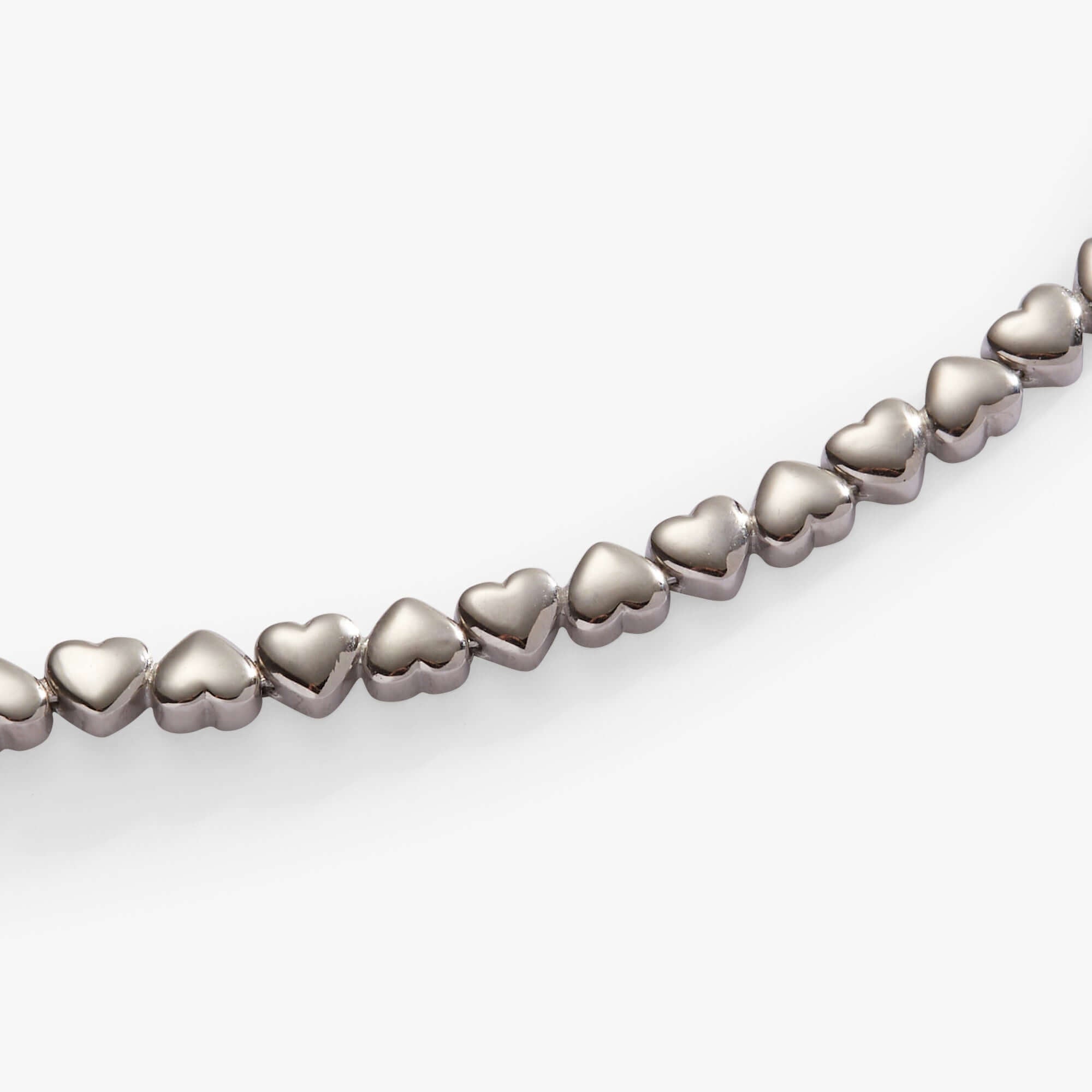 Heart Charm Tennis Bracelet, Bracelets, $ 68.00, A Moment Of Now™
