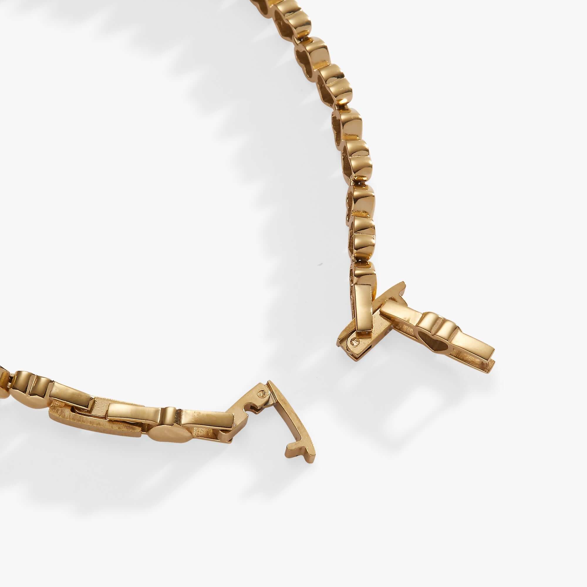 Heart Charm Tennis Bracelet, Bracelets, $ 68.00, A Moment Of Now™
