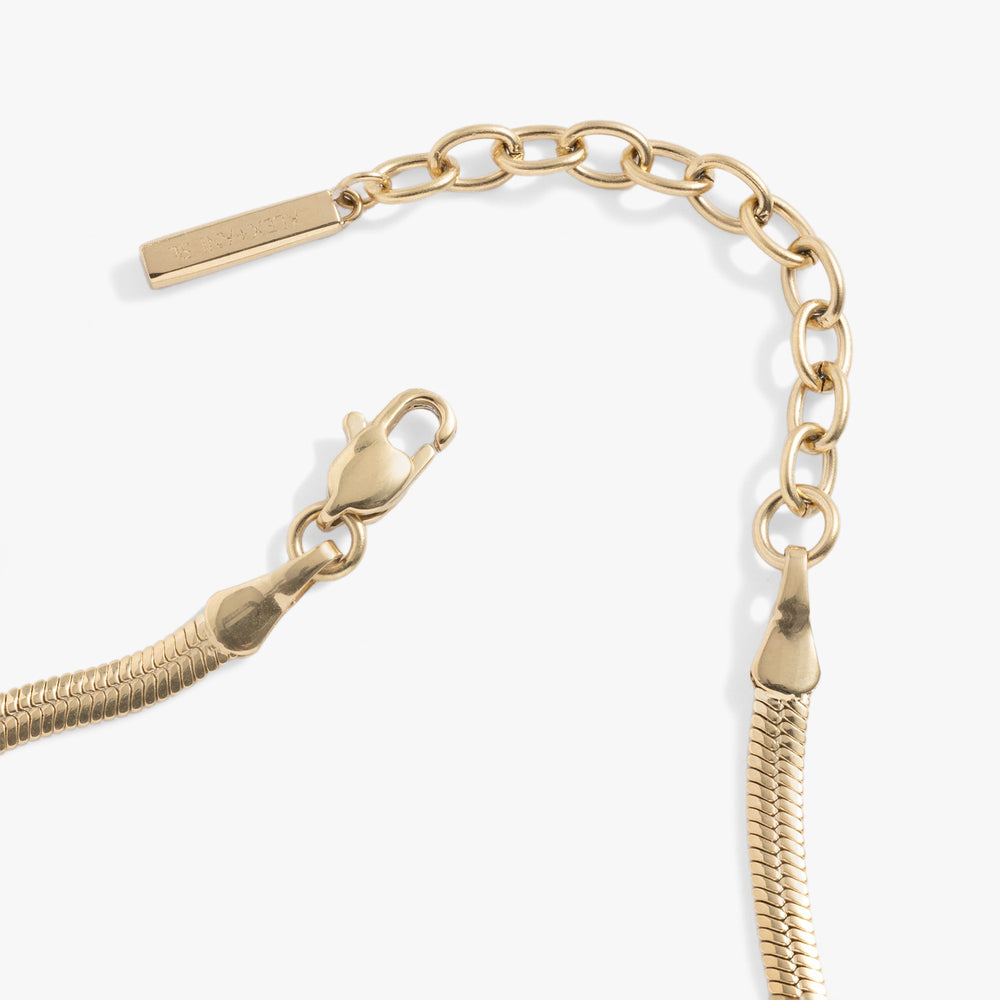 Everyday Herringbone Chain Bracelet, Bracelets, $ 28.00, A Moment Of Now™