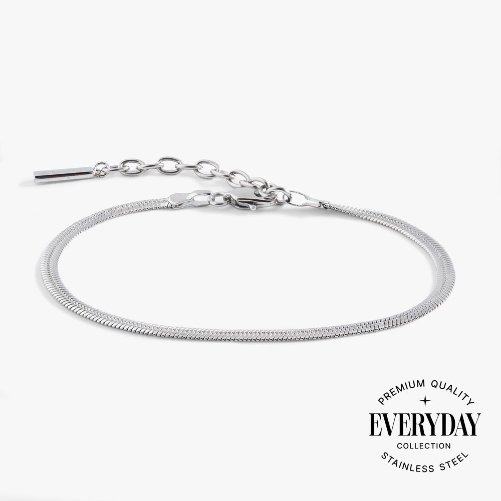 Everyday Herringbone Chain Bracelet, Bracelets, $ 28.00, A Moment Of Now™