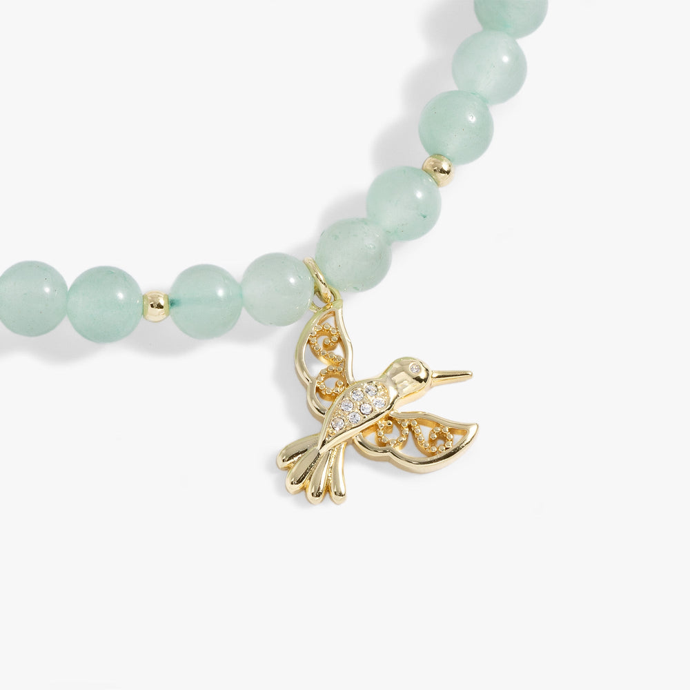 Hummingbird Gemstone Bolo Bracelet, Bracelets, $ 38.00, A Moment Of Now™
