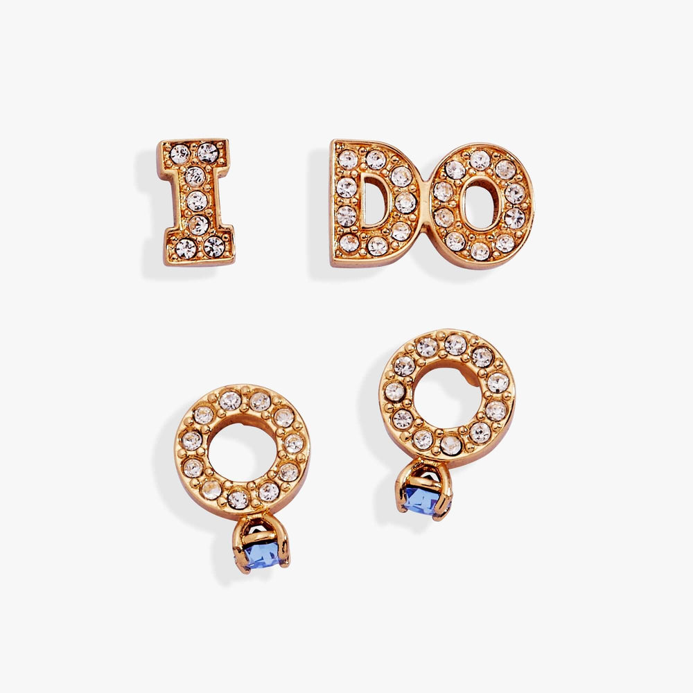 Bridal “I Do” Stud Earring Set of 2, Earrings, $ 44.00, A Moment Of Now™