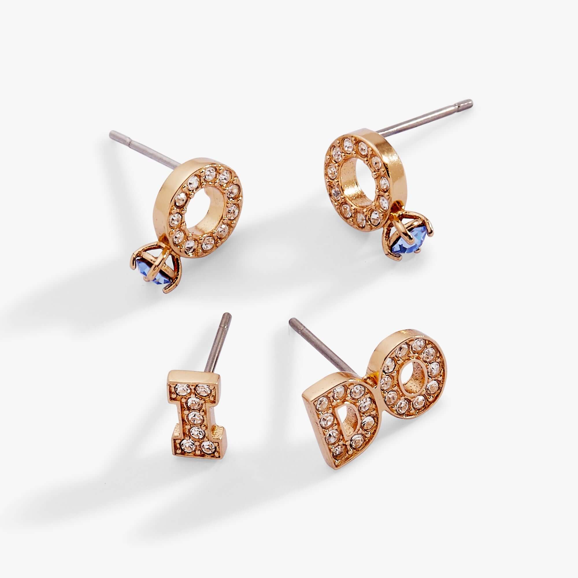 Bridal “I Do” Stud Earring Set of 2, Earrings, $ 44.00, A Moment Of Now™