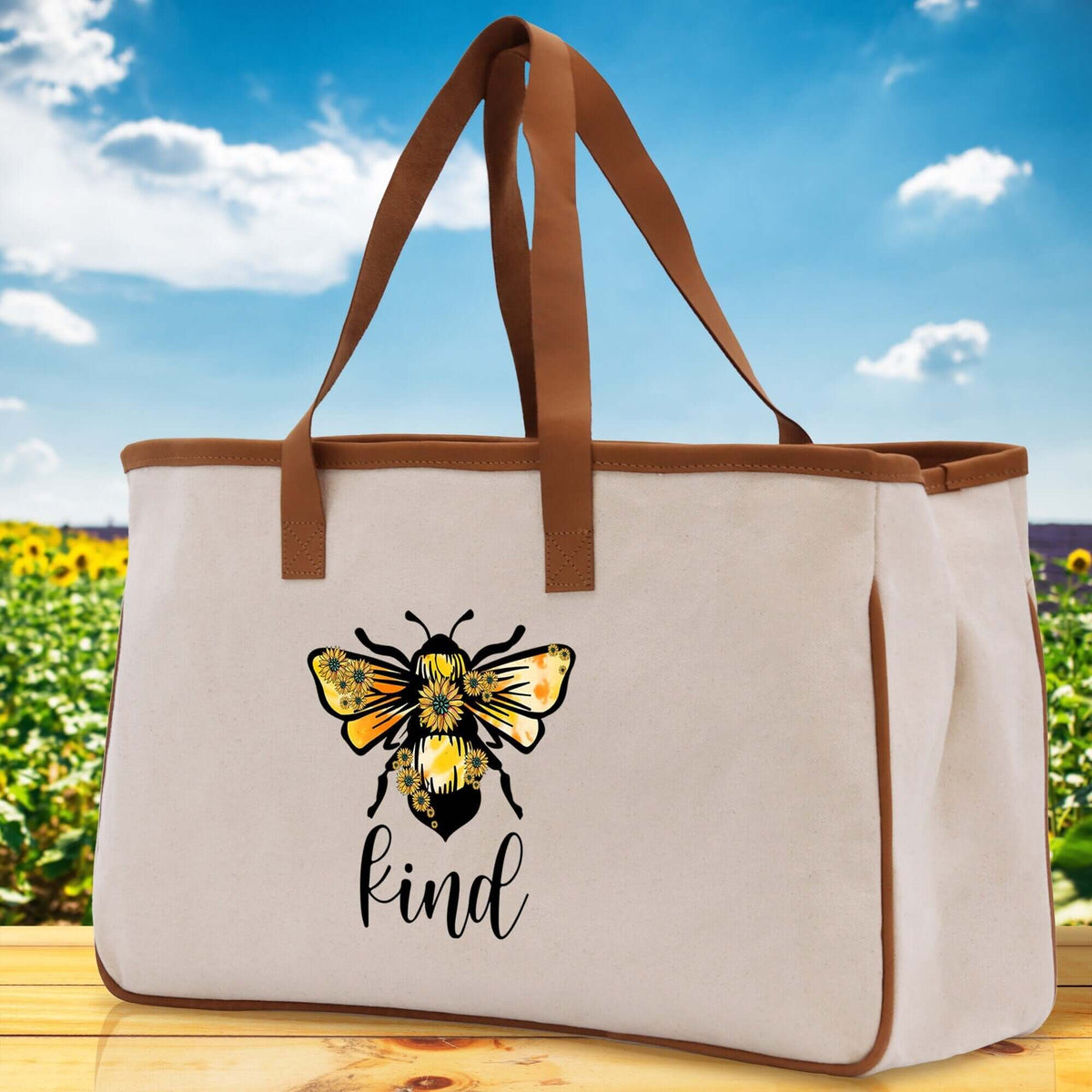 Kind Cotton Canvas Tote Weekender Bags