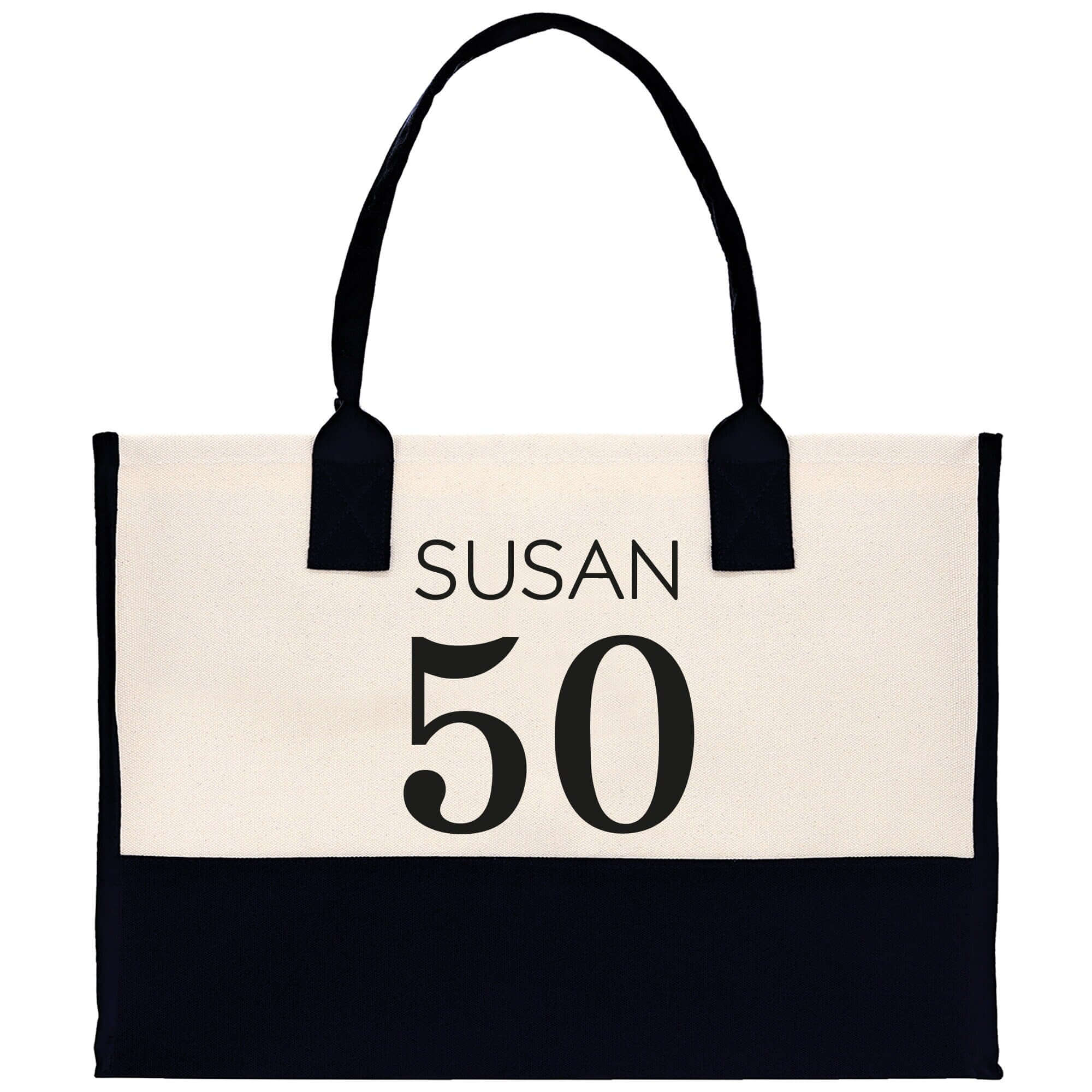 Custom Limited Edition Birthday 1973 Cotton Canvas Tote Bag 50th Birthday Gift For Women Personalized 50th Birthday Celebration Party Gift