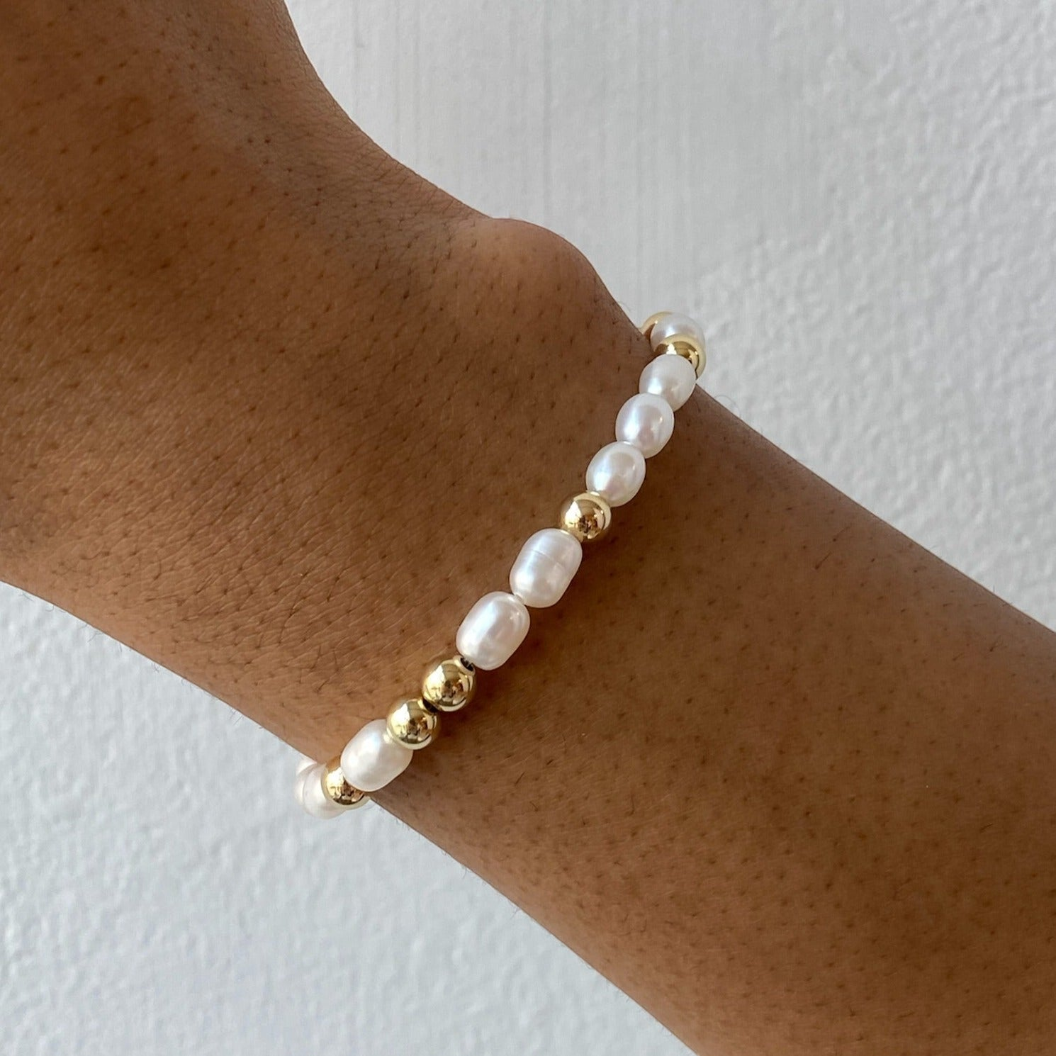 Ivy Bracelet | 14K Gold Filled & Freshwater Pearl, Bracelets, $ 72.00, A Moment Of Now™