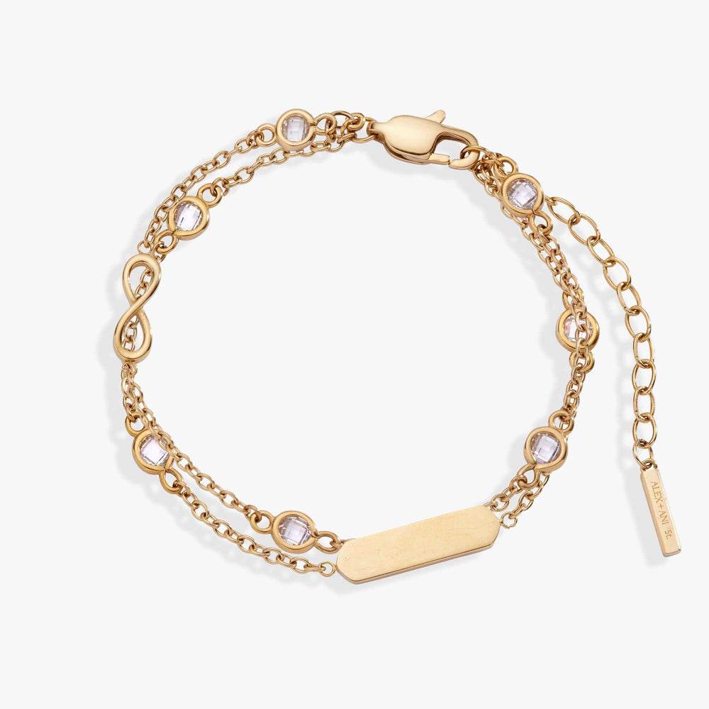 Infinity Chain Double Strand Bracelet, Bracelets, $ 38.00, A Moment Of Now™