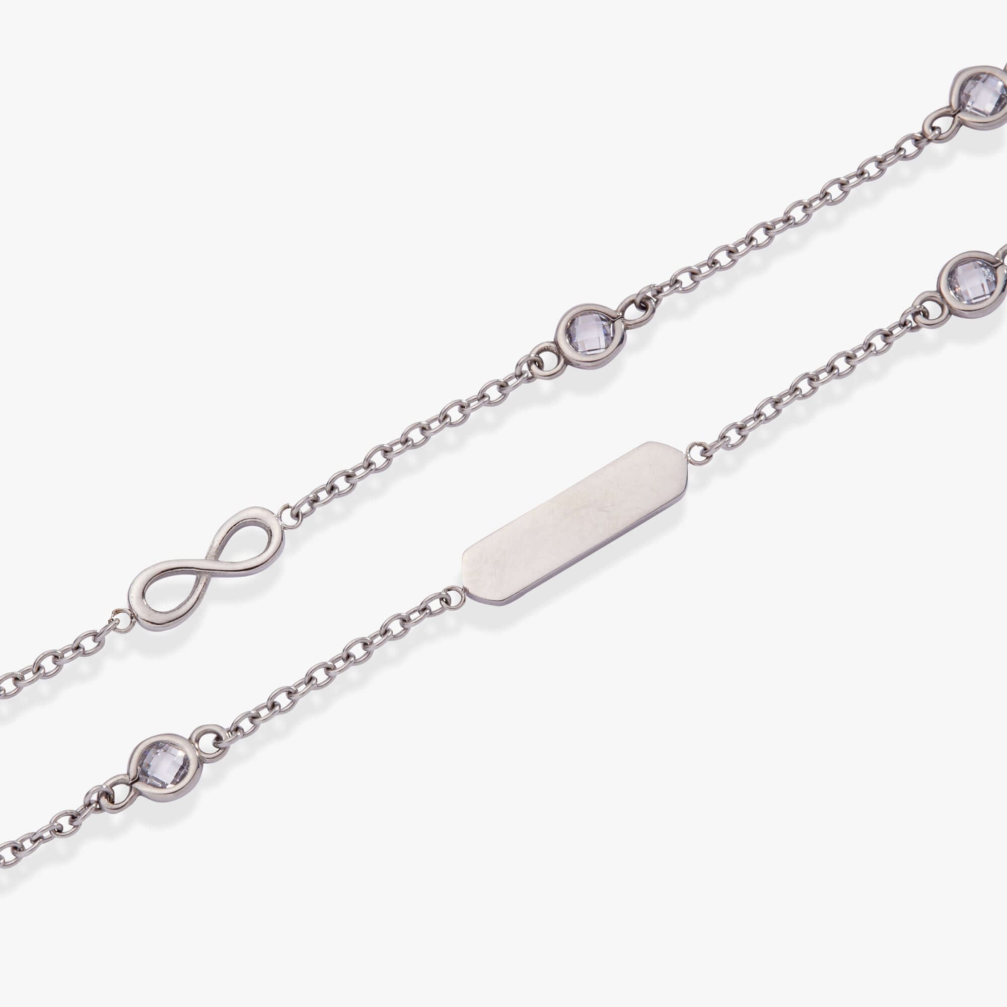 Infinity Chain Double Strand Bracelet, Bracelets, $ 38.00, A Moment Of Now™