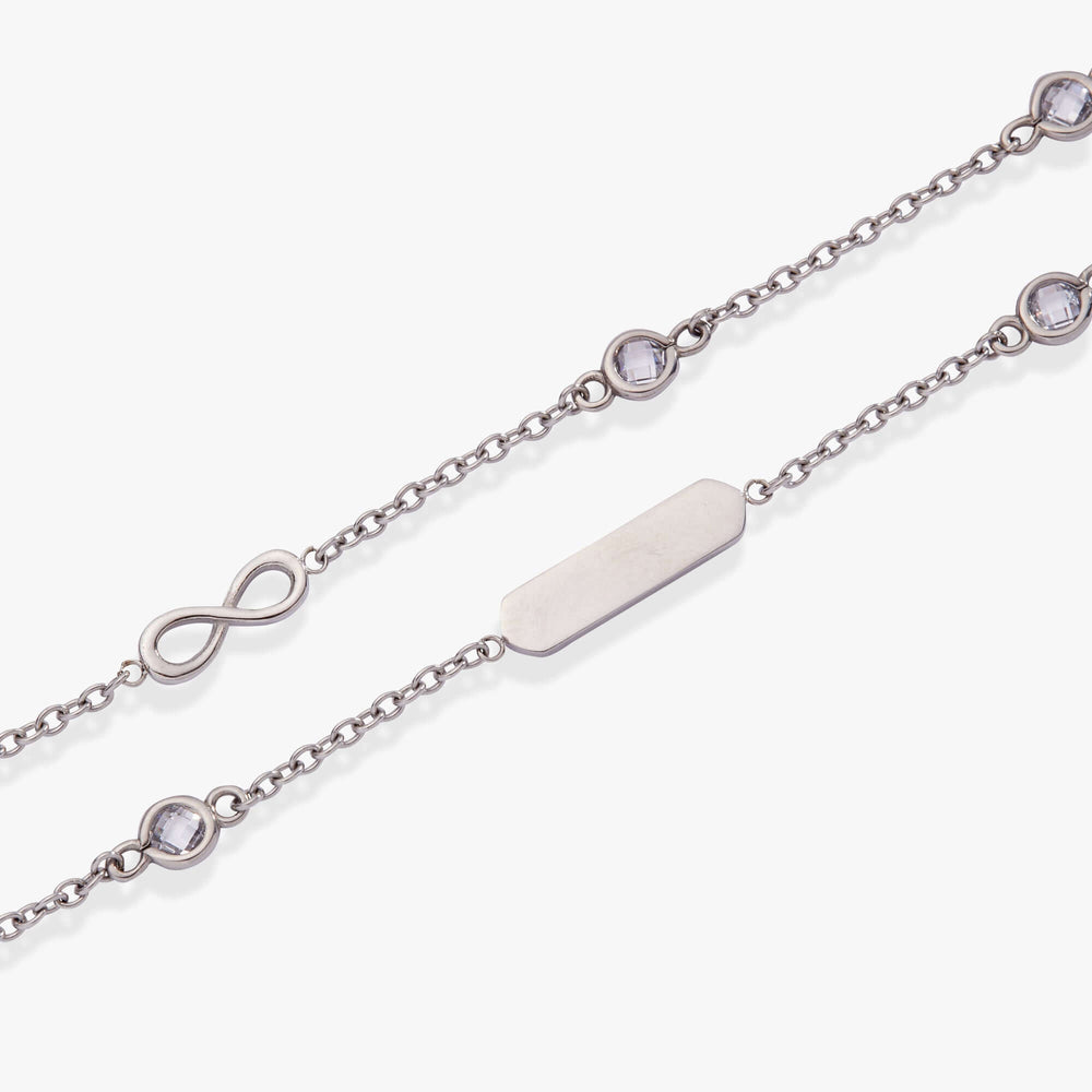 Infinity Chain Double Strand Bracelet, Bracelets, $ 38.00, A Moment Of Now™