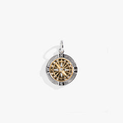Interchangeable Two-Tone Compass Charm, Charms & Pendants, $ 24.00, A Moment Of Now™
