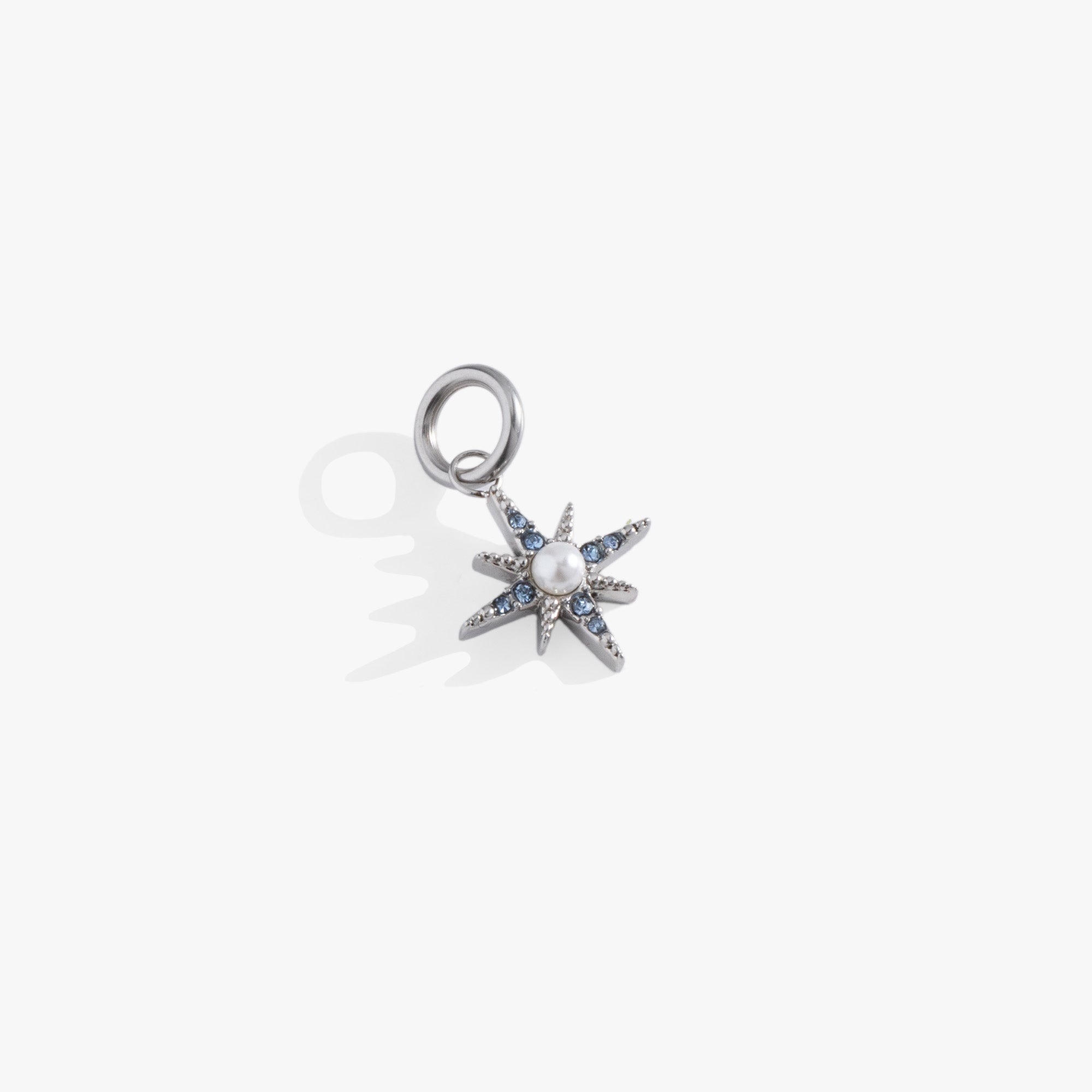 Crystal & Pearl North Star Interchangeable Charm, Charms & Pendants, $ 16.00, A Moment Of Now™