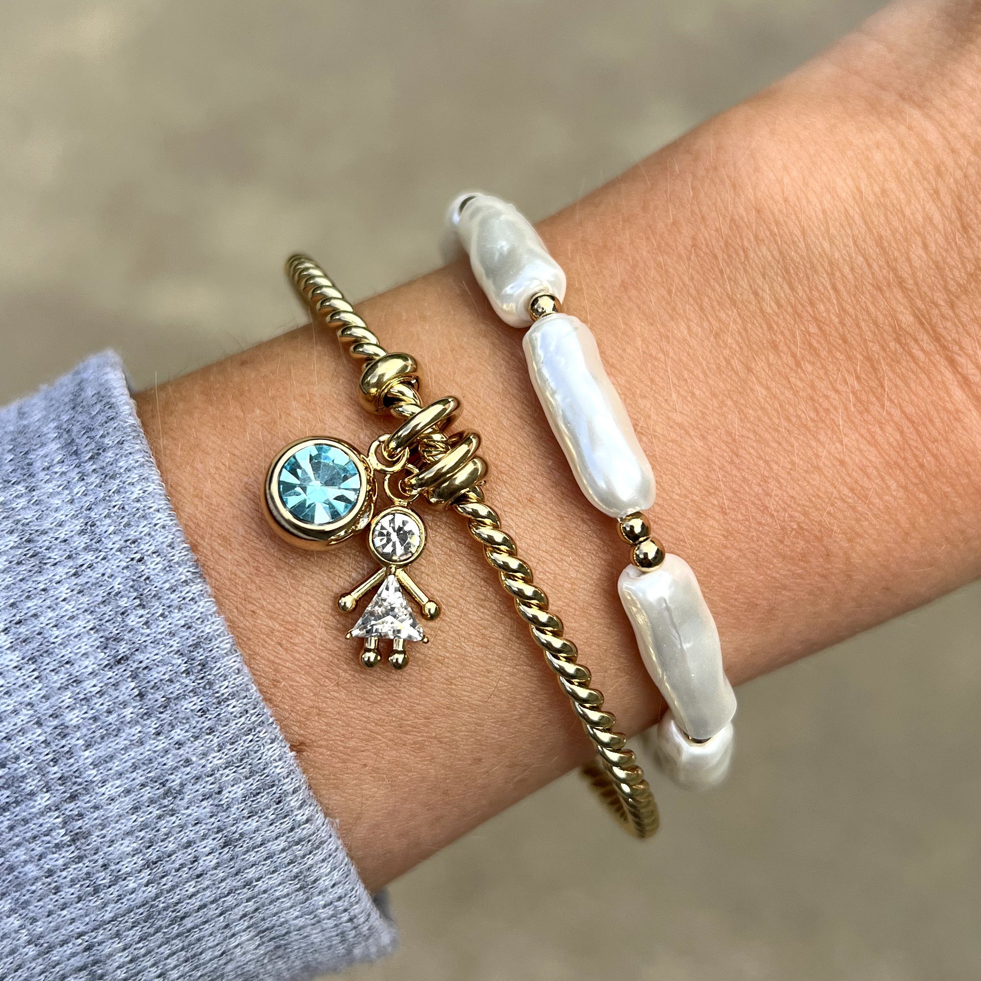 March Birthstone Interchangeable Charm, Charms & Pendants, $ 7.90, A Moment Of Now™