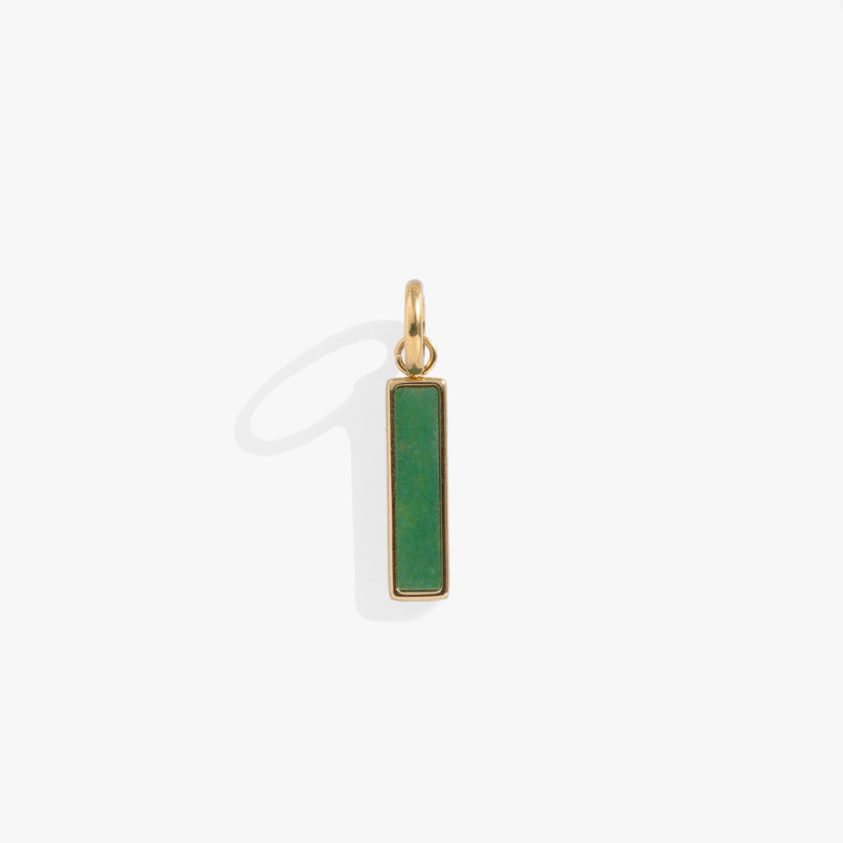 Green Aventurine Gemstone Interchangeable Bar Charm, Charms & Pendants, $ 14.90, A Moment Of Now™