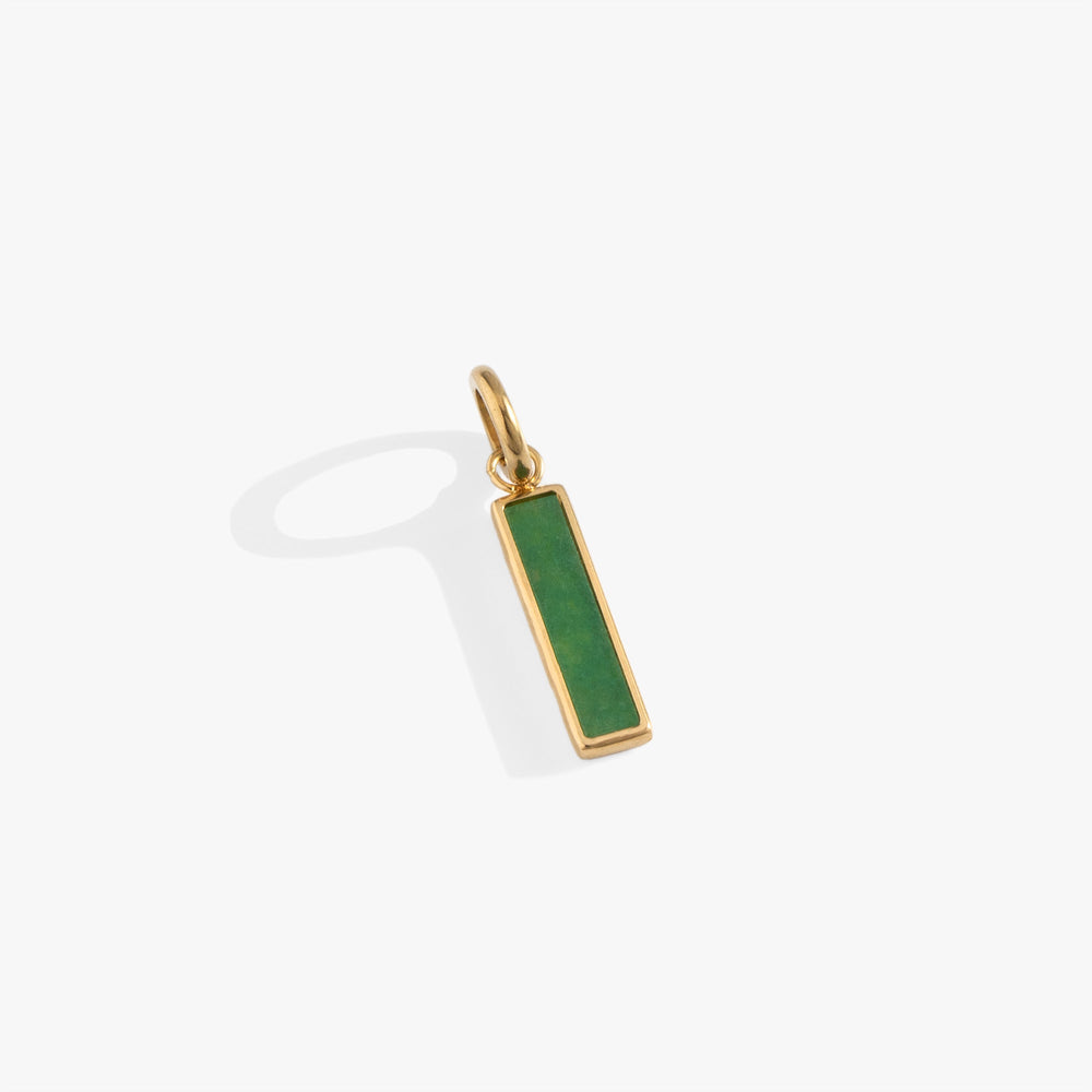 Green Aventurine Gemstone Interchangeable Bar Charm, Charms & Pendants, $ 14.90, A Moment Of Now™