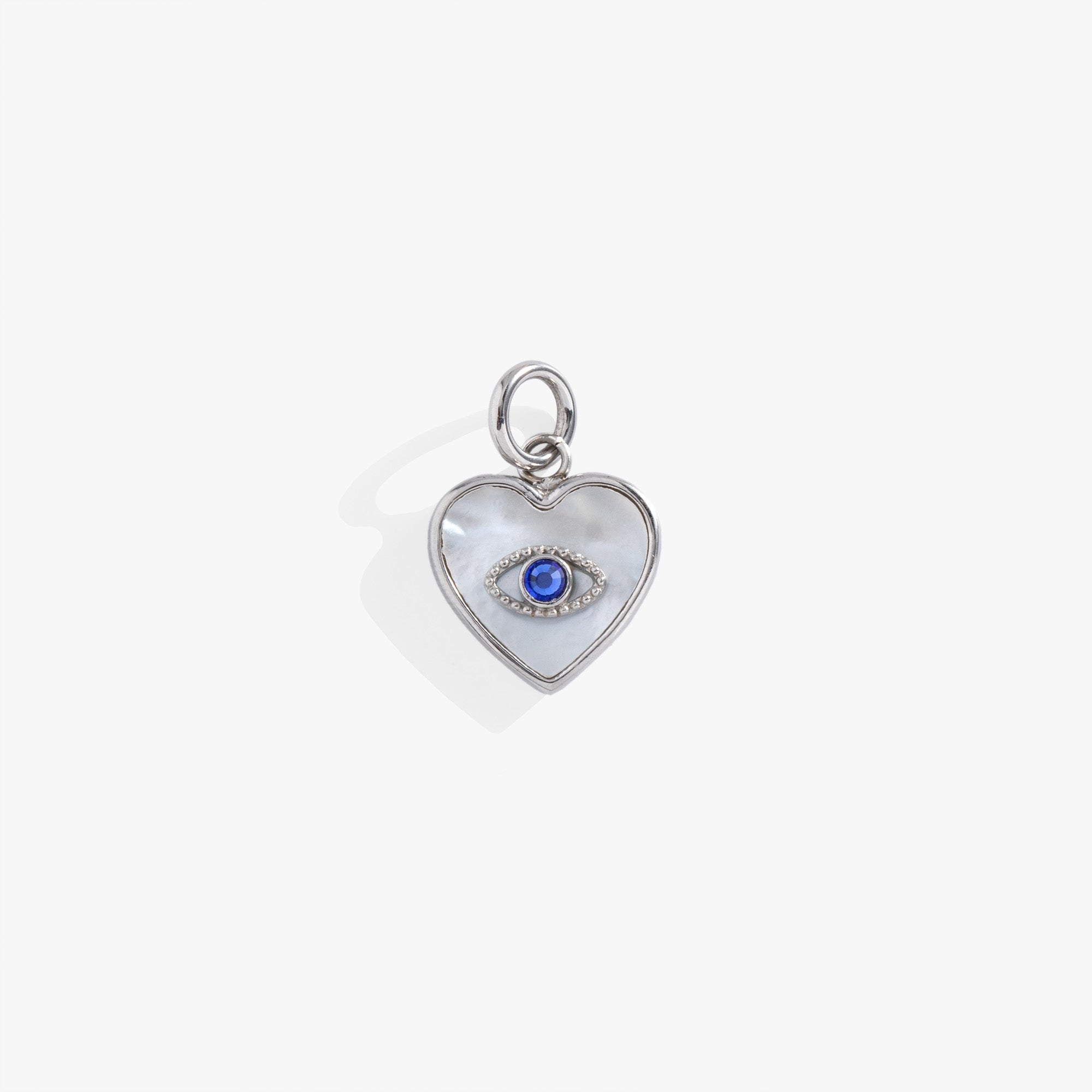 Evil Eye Heart Interchangeable Charm, Charms & Pendants, $ 18.00, A Moment Of Now™