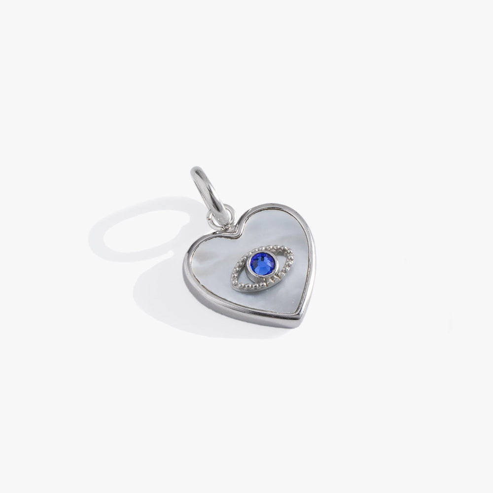 Evil Eye Heart Interchangeable Charm, Charms & Pendants, $ 18.00, A Moment Of Now™