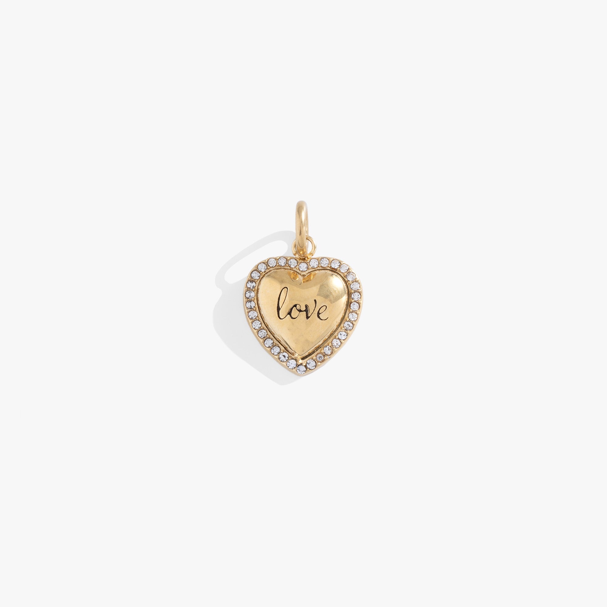 Love Pave Heart Interchangeable Charm, Charms & Pendants, $ 18.00, A Moment Of Now™