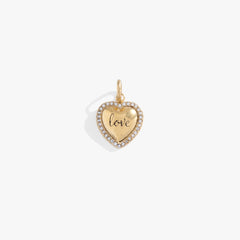 Love Pave Heart Interchangeable Charm, Charms & Pendants, $ 18.00, A Moment Of Now™