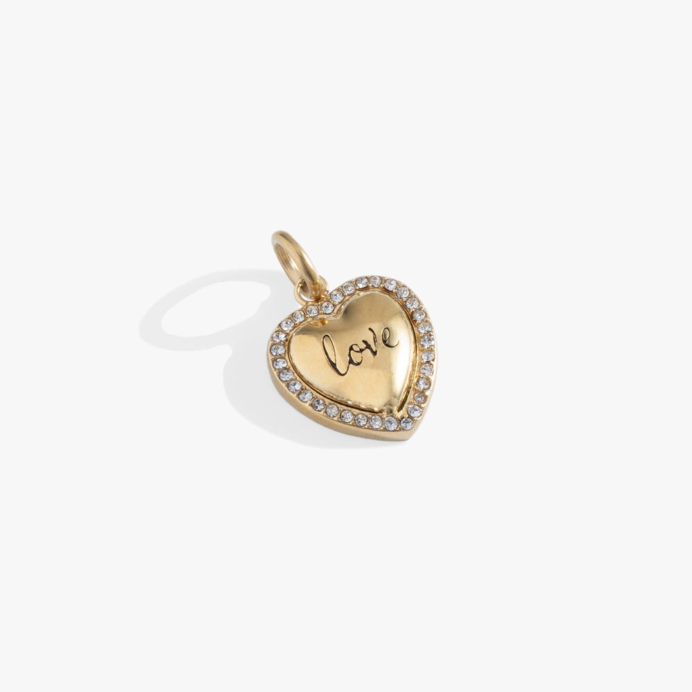 Love Pave Heart Interchangeable Charm, Charms & Pendants, $ 18.00, A Moment Of Now™