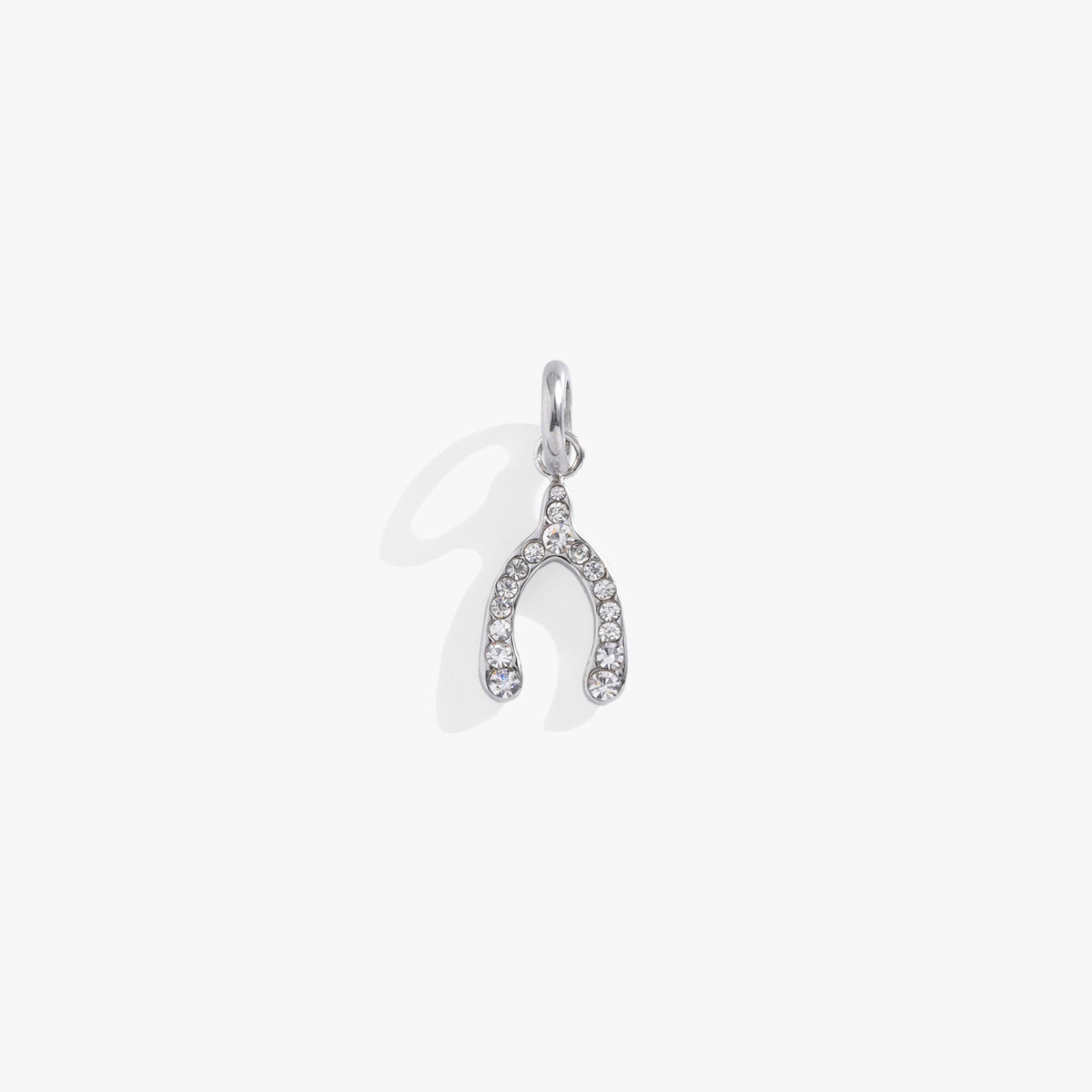 Pave Wishbone Interchangeable Charm, Charms & Pendants, $ 18.00, A Moment Of Now™