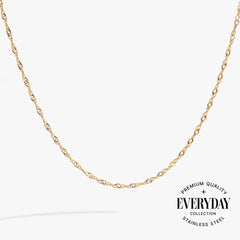 Singapore Chain Charm & Layering Necklace, Necklaces, $ 38.00, A Moment Of Now™