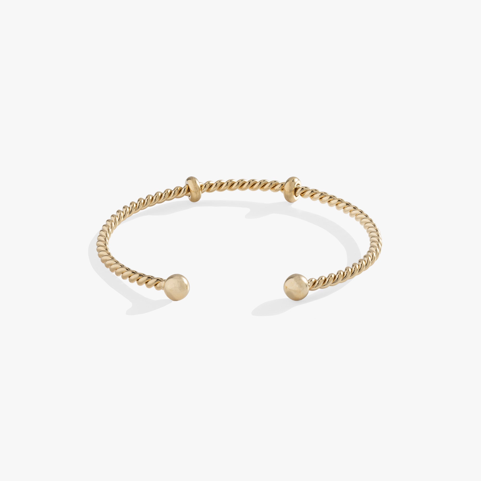 French Rope Charm Bracelet Cuff, Bracelets, $ 28.00, A Moment Of Now™