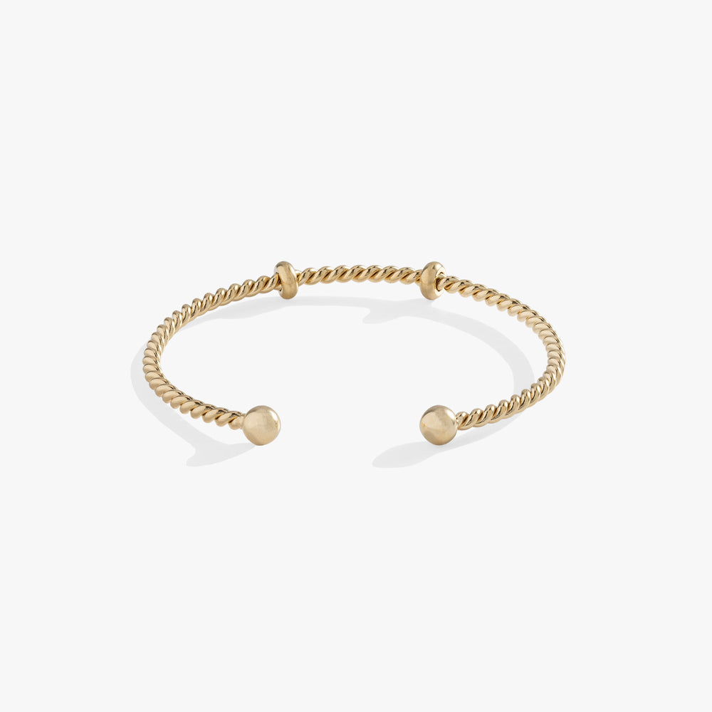 French Rope Charm Bracelet Cuff, Bracelets, $ 28.00, A Moment Of Now™