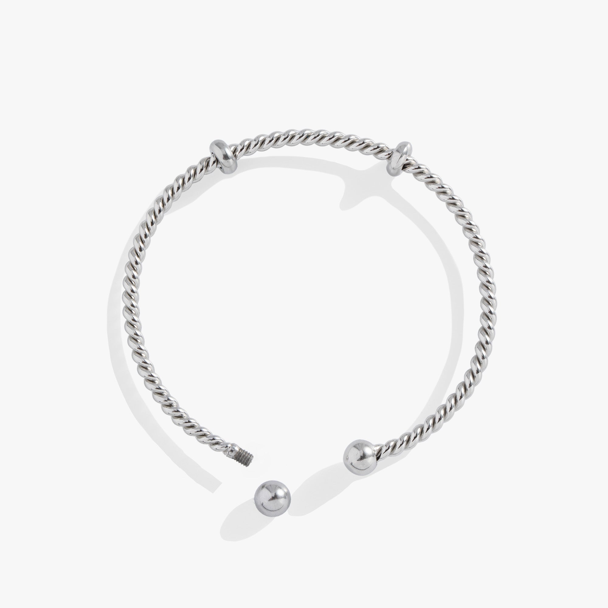 French Rope Charm Bracelet Cuff, Bracelets, $ 28.00, A Moment Of Now™