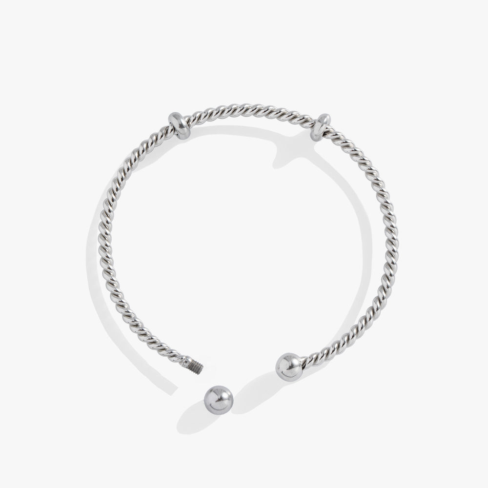 French Rope Charm Bracelet Cuff, Bracelets, $ 28.00, A Moment Of Now™