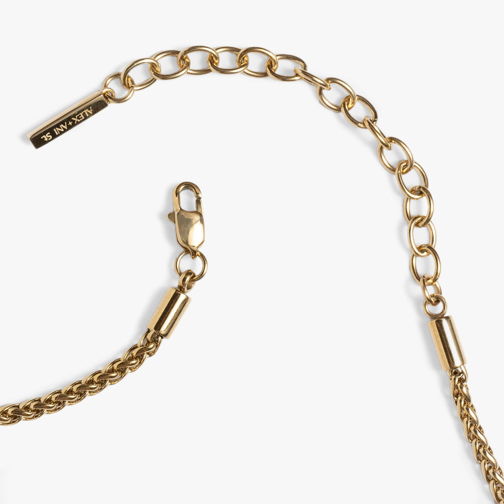 Wheat Chain Charm & Layering Necklace, Necklaces, $ 38.00, A Moment Of Now™