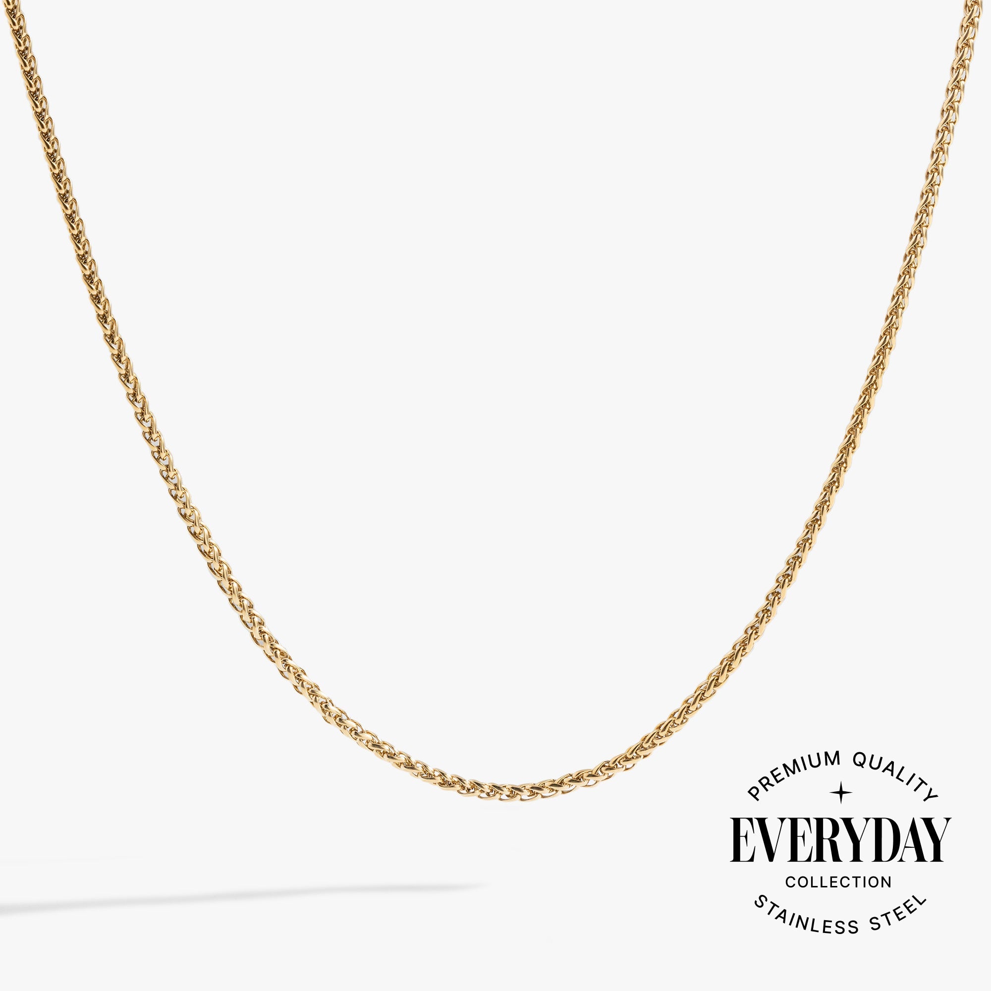Wheat Chain Charm & Layering Necklace, Necklaces, $ 38.00, A Moment Of Now™