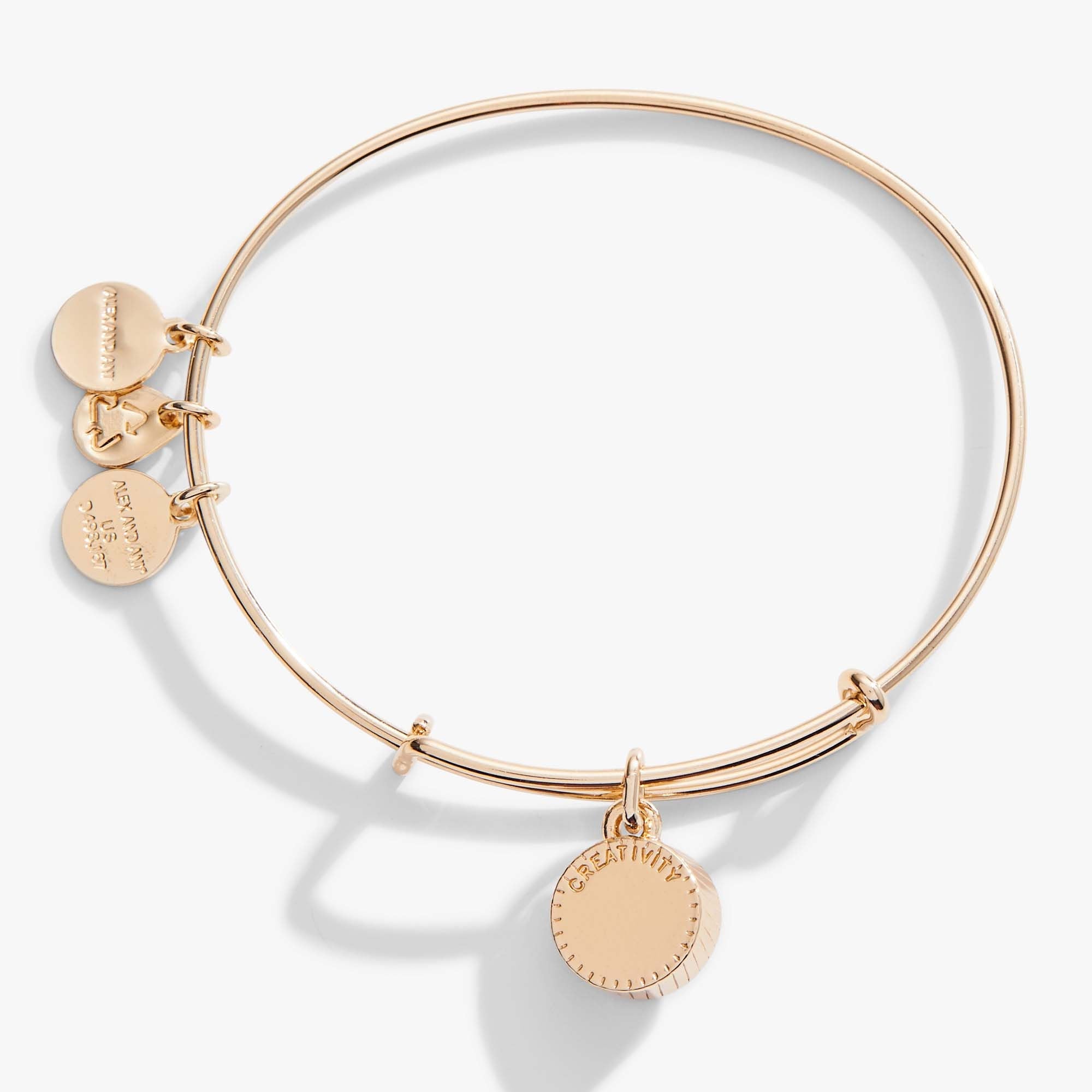January Birthstone Charm Bangle, Scarlet, Bracelets, $ 28.00, A Moment Of Now™