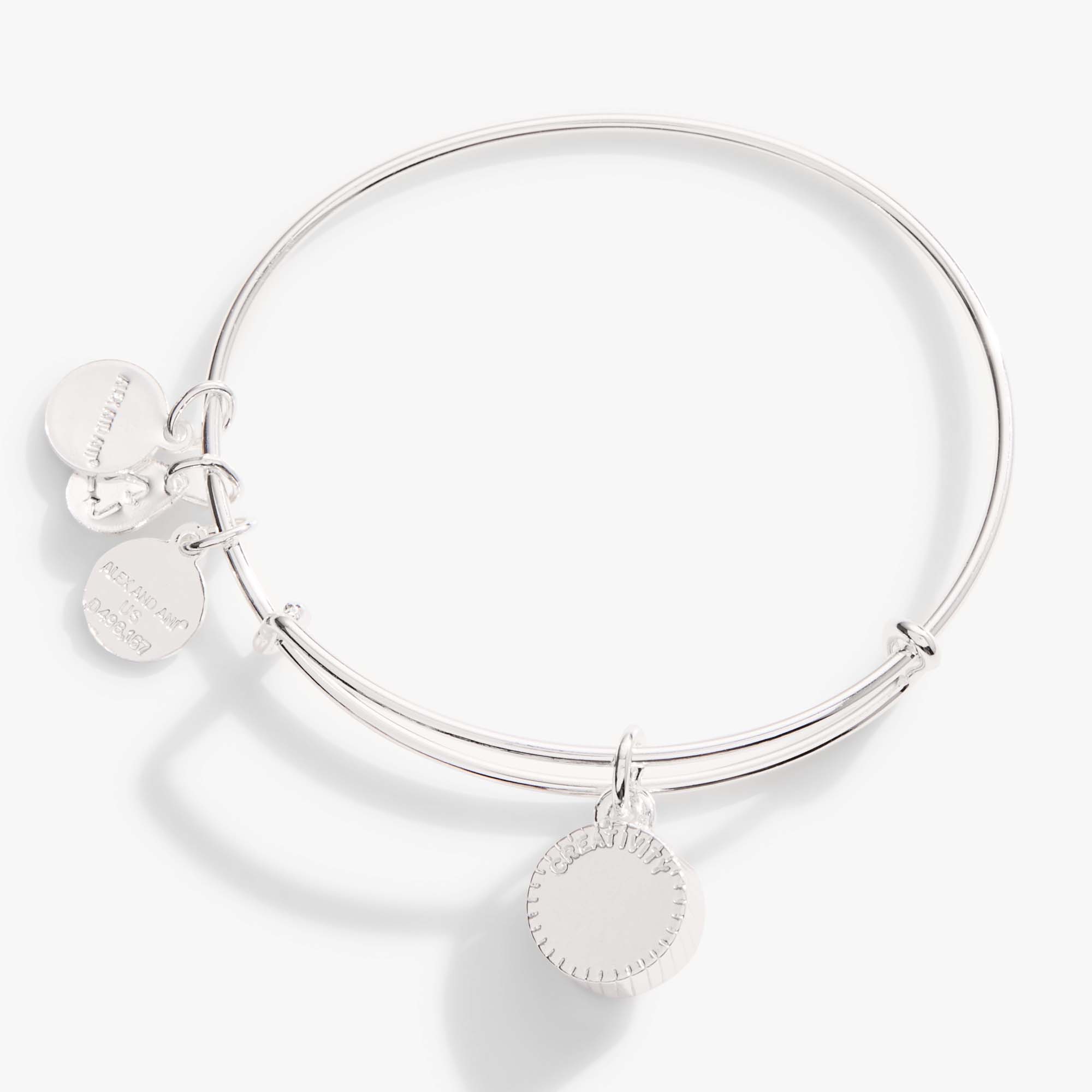 January Birthstone Charm Bangle, Scarlet, Bracelets, $ 28.00, A Moment Of Now™
