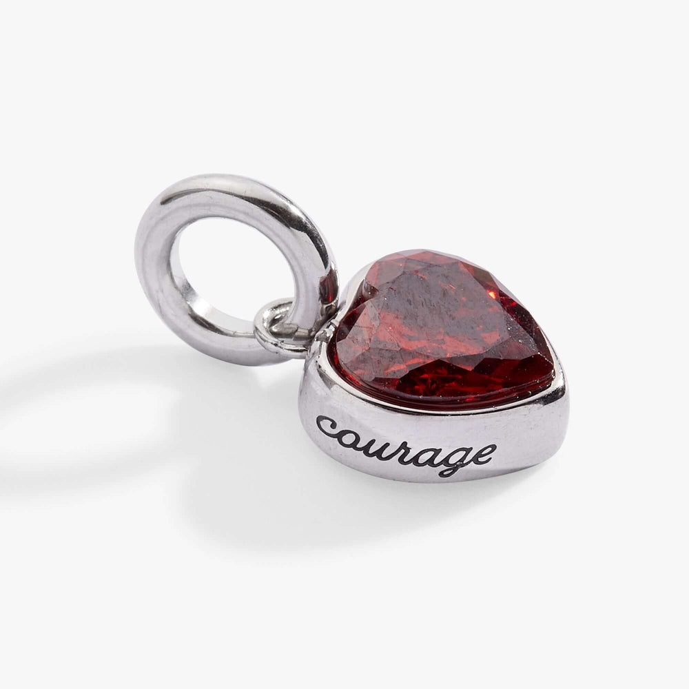 January 'Courage' Heart Birthstone Charm, Charms & Pendants, $ 16.00, A Moment Of Now™