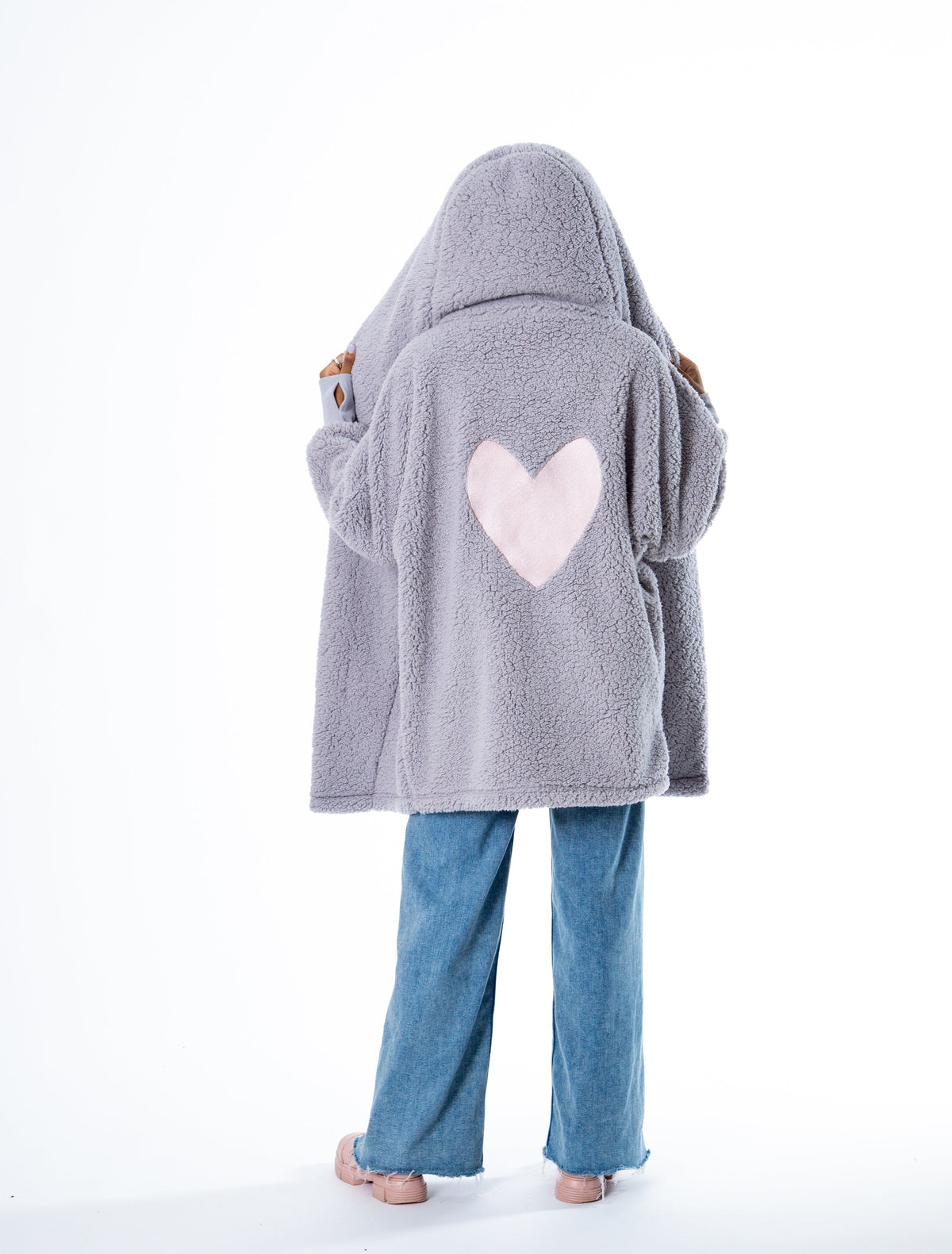 Classic Heart Sherpa Lounger Jacket