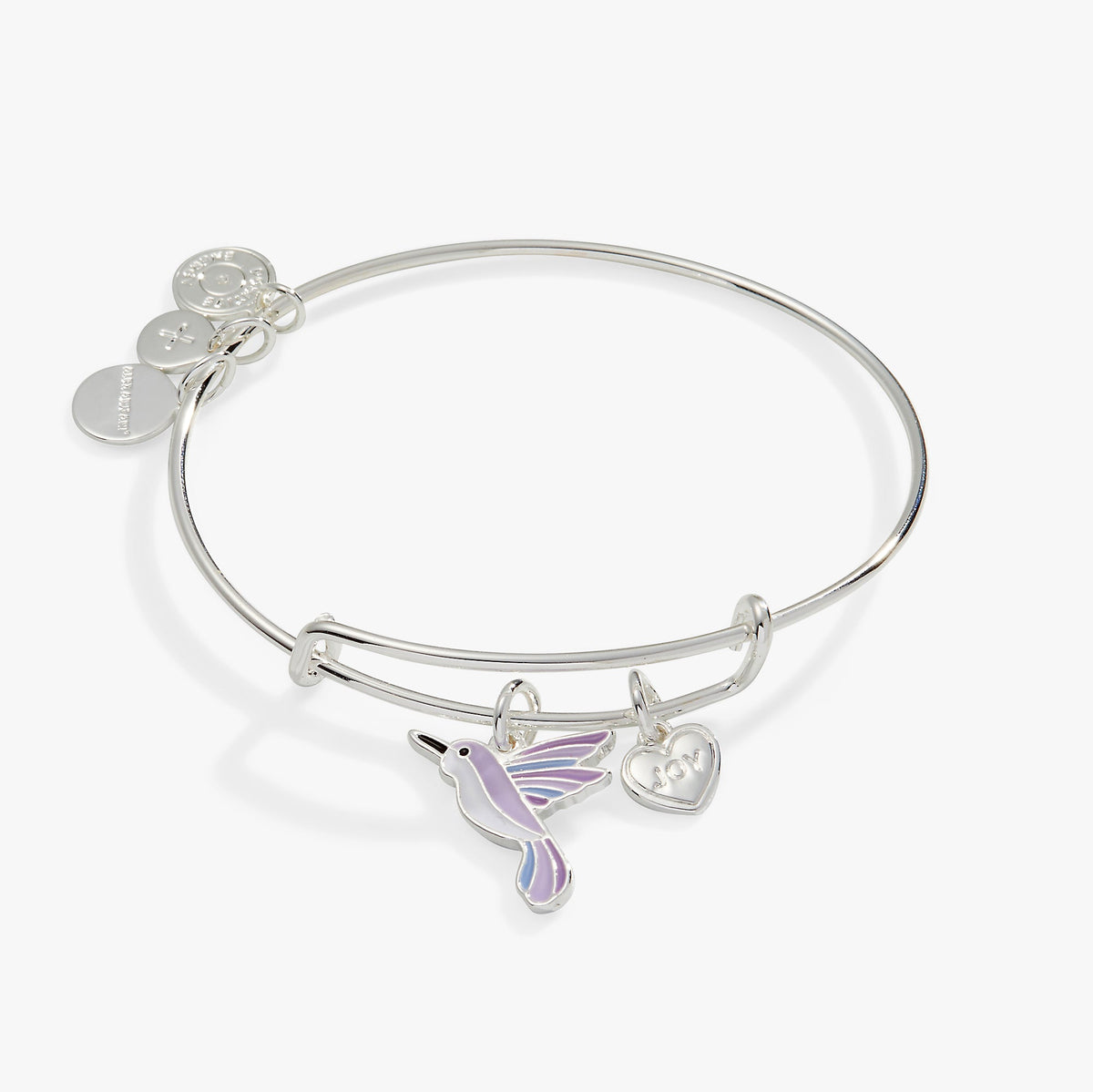 'Joy' Hummingbird Duo Charm Bangle Bracelet, Bracelets, $ 28.00, A Moment Of Now™