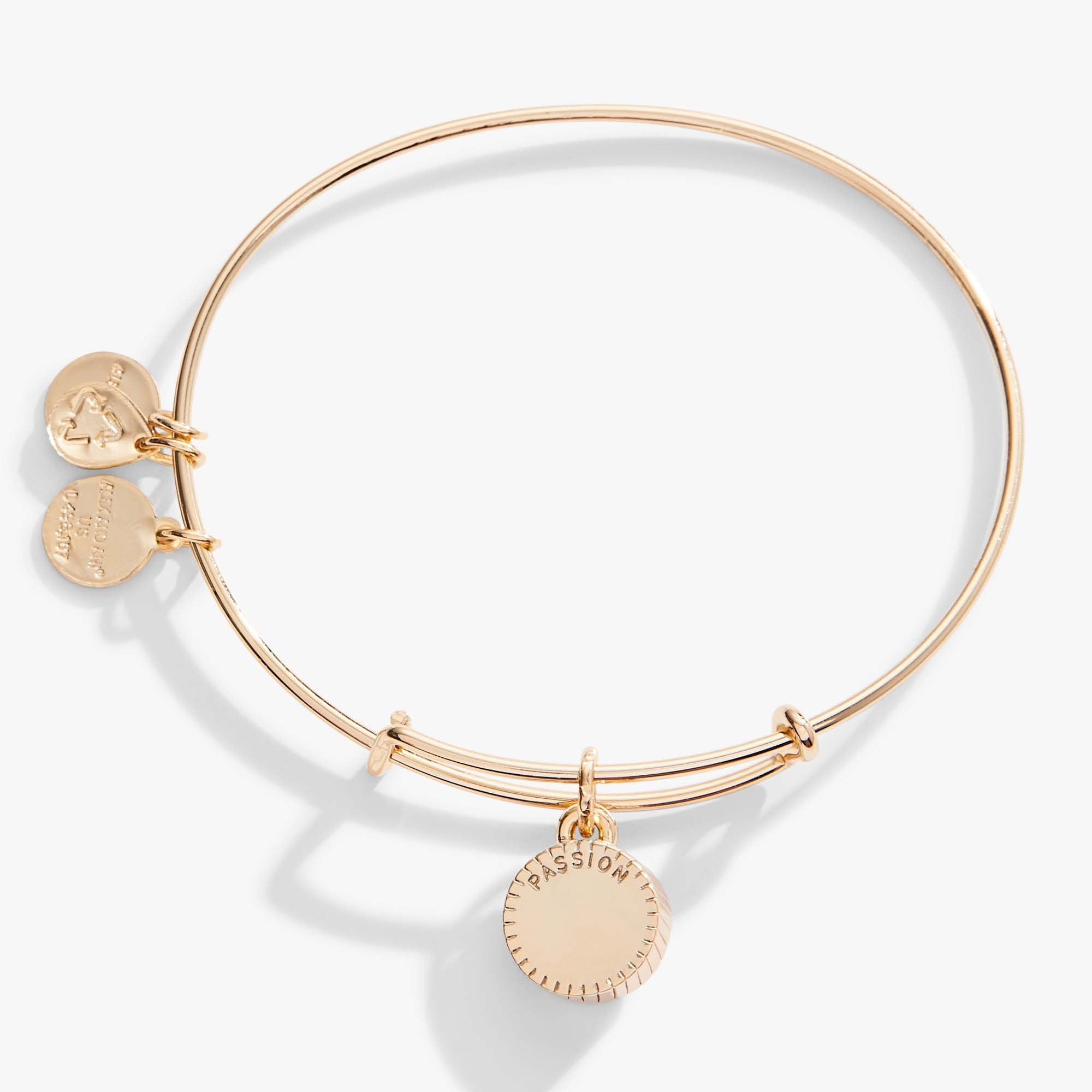 July Birthstone Charm Bangle, Ruby, Bracelets, $ 28.00, A Moment Of Now™