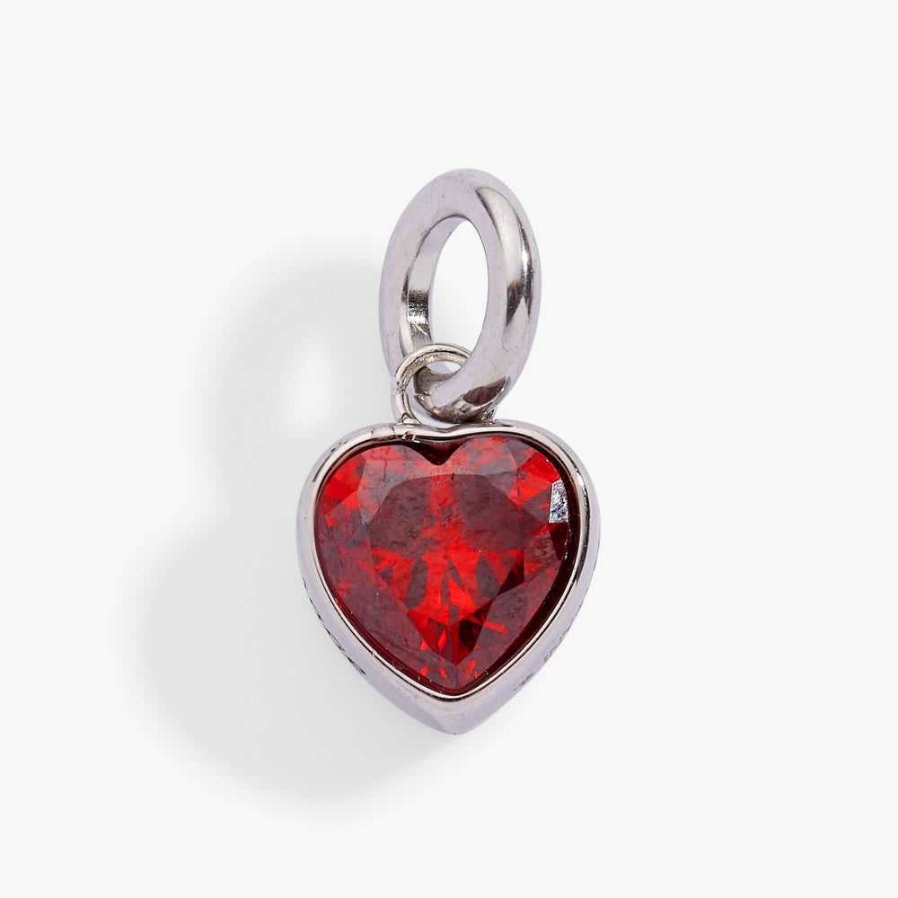 July 'Love' Heart Birthstone Charm, Charms & Pendants, $ 16.00, A Moment Of Now™