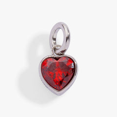 July 'Love' Heart Birthstone Charm, Charms & Pendants, $ 16.00, A Moment Of Now™