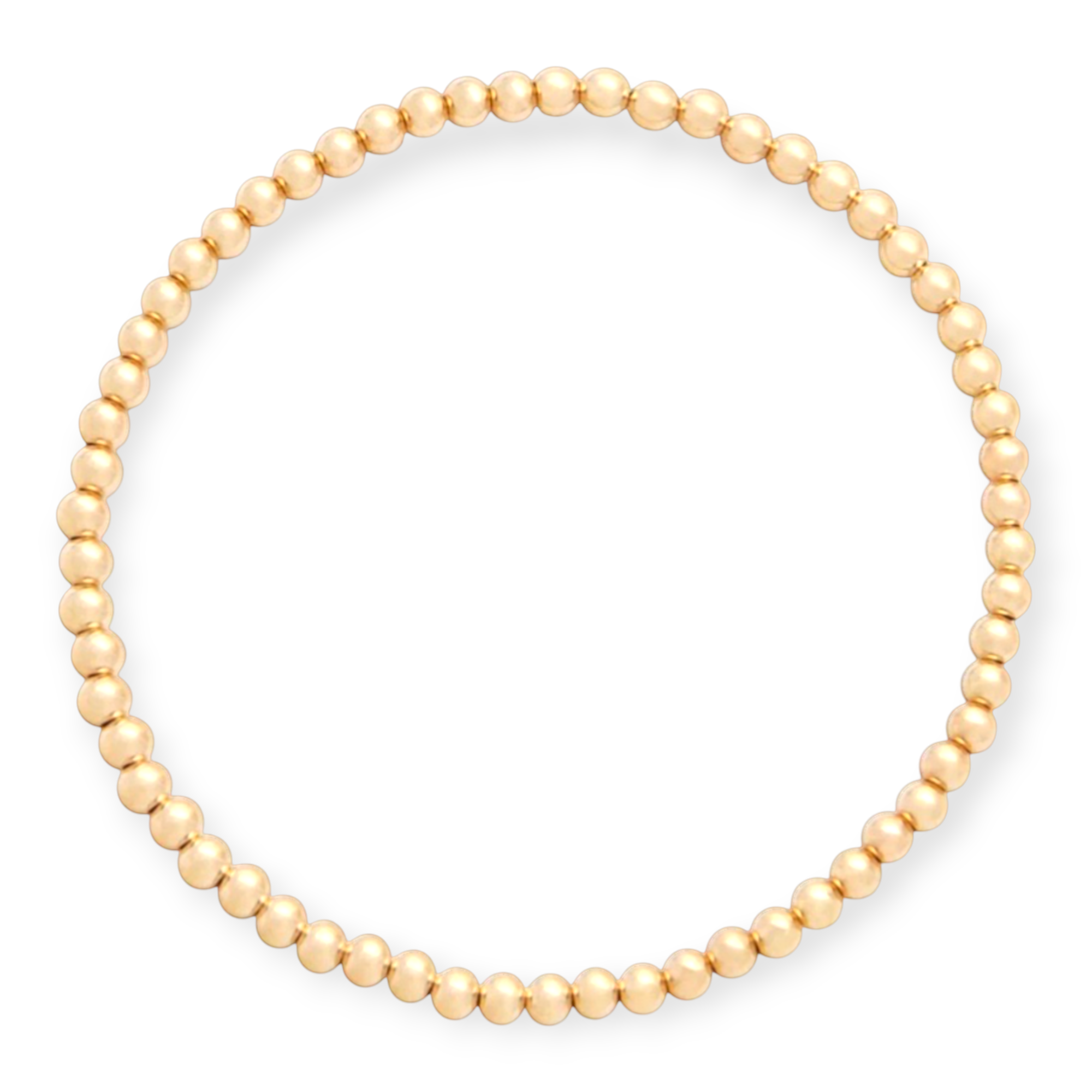 Juno Bracelet 3mm | 14K Gold Filled Beaded Stretch, Bracelets, $ 52.00, A Moment Of Now™