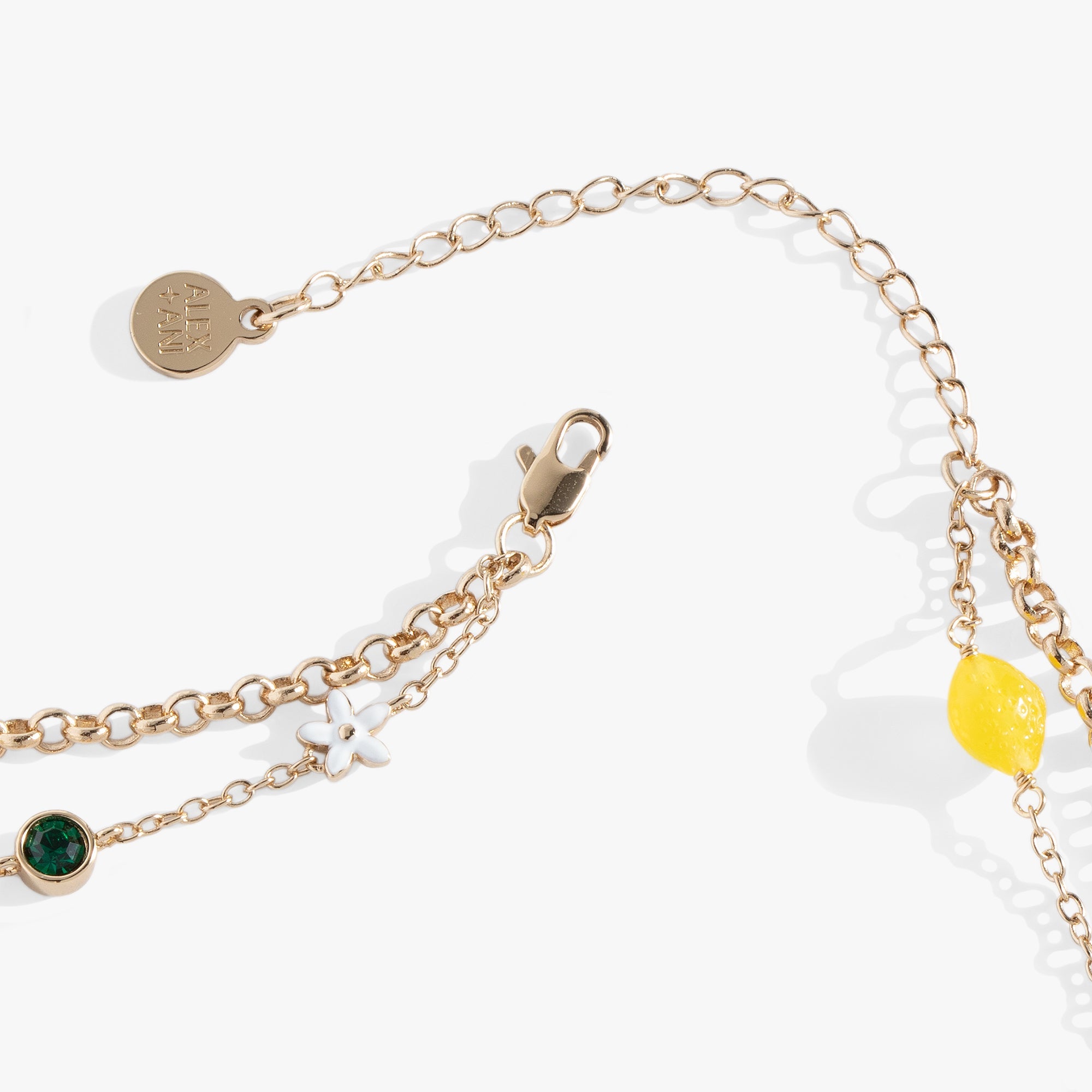 Double-Layer Lemon Necklace, Necklaces, $ 28.90, A Moment Of Now™
