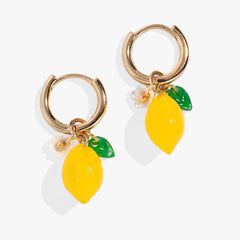 Lemon Huggie Hoop, Earrings, $ 16.90, A Moment Of Now™